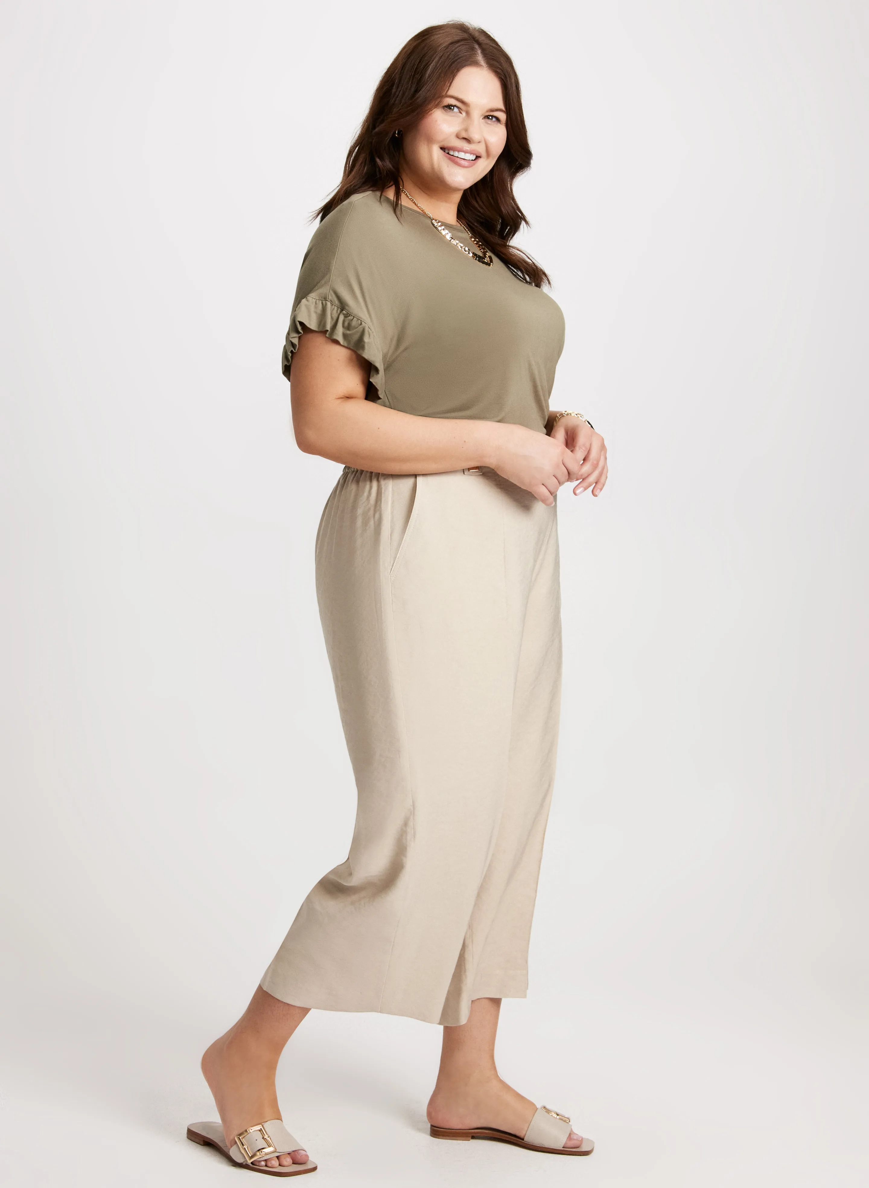 Pull-On Straight Leg Capris sold by Laura product image thumbnail 4