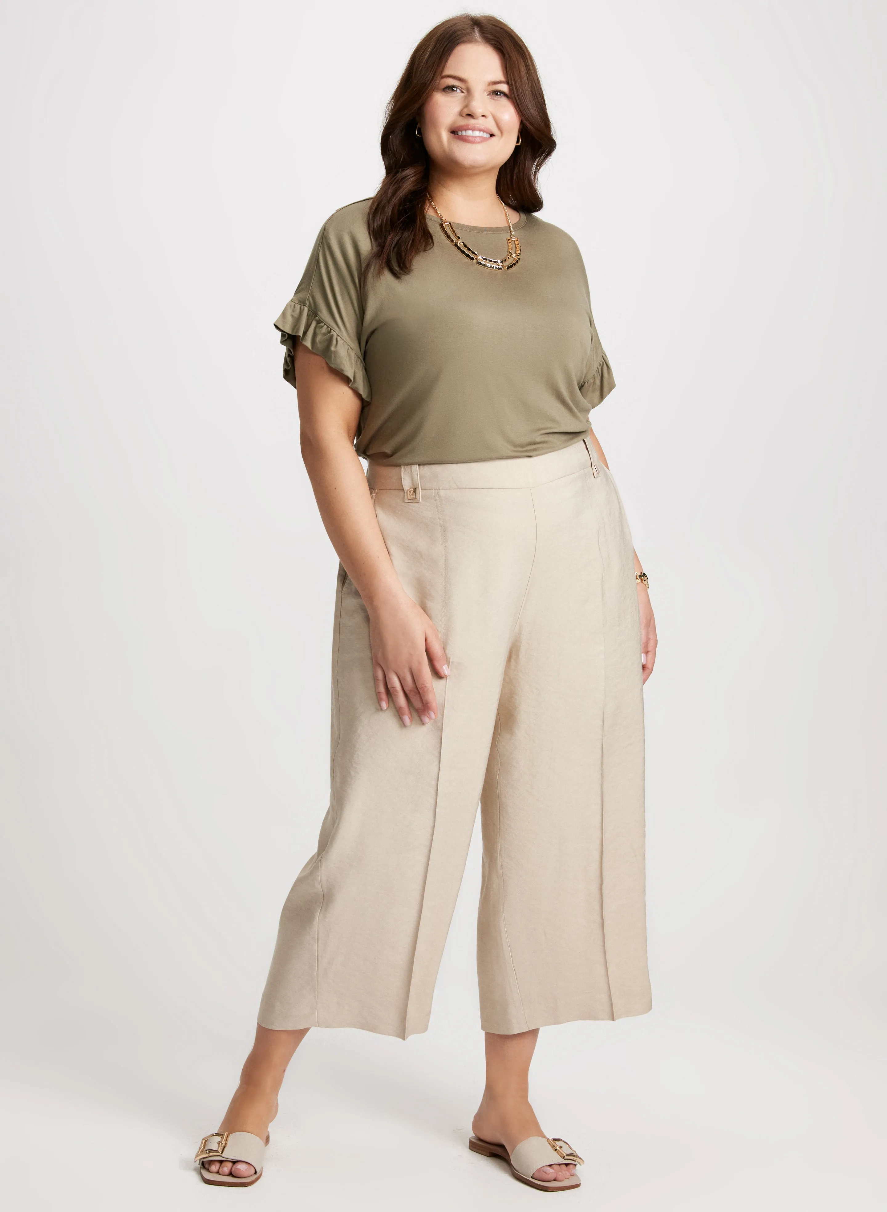 Pull-On Straight Leg Capris sold by Laura product image thumbnail 3