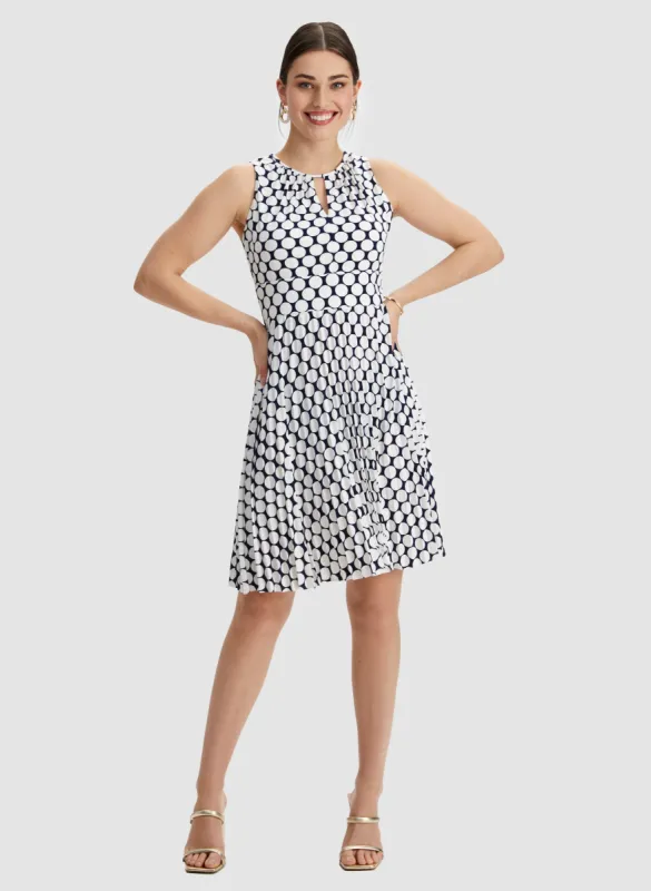 Polka Dot Print Dress sold by Laura