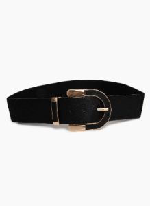 Curved Buckle Elastic Belt sold by Laura