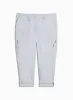 Zipper Detail Cargo Capris sold by Laura