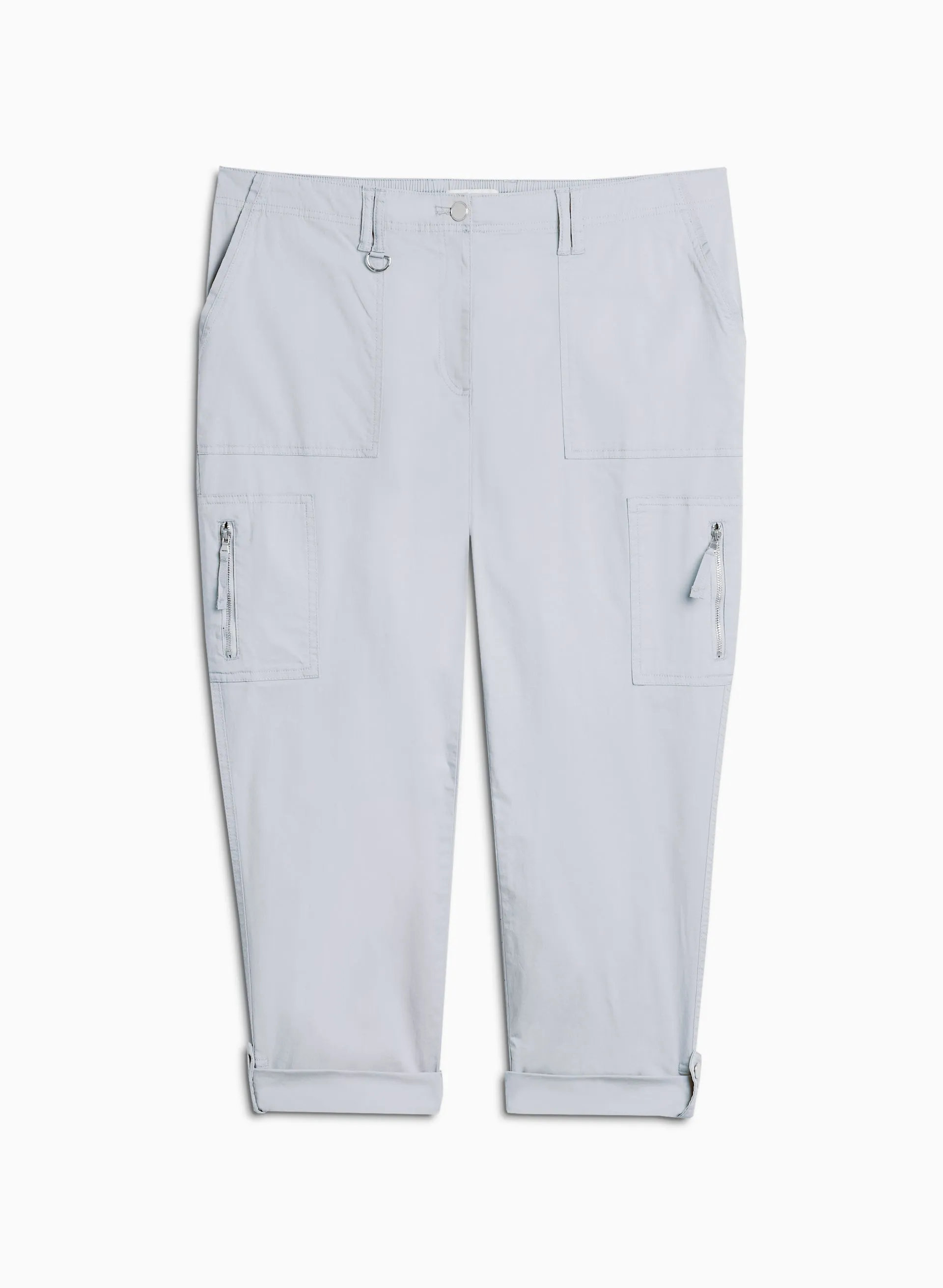 Zipper Detail Cargo Capris sold by Laura product image thumbnail 2