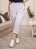 Zipper Detail Cargo Capris sold by Laura