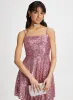 Square Neck Sequin Dress sold by Laura