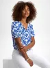Floral Print Smocked Blouse sold by Laura