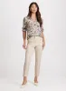 Emma Pleated Slim-Leg Pants – Short sold by Laura
