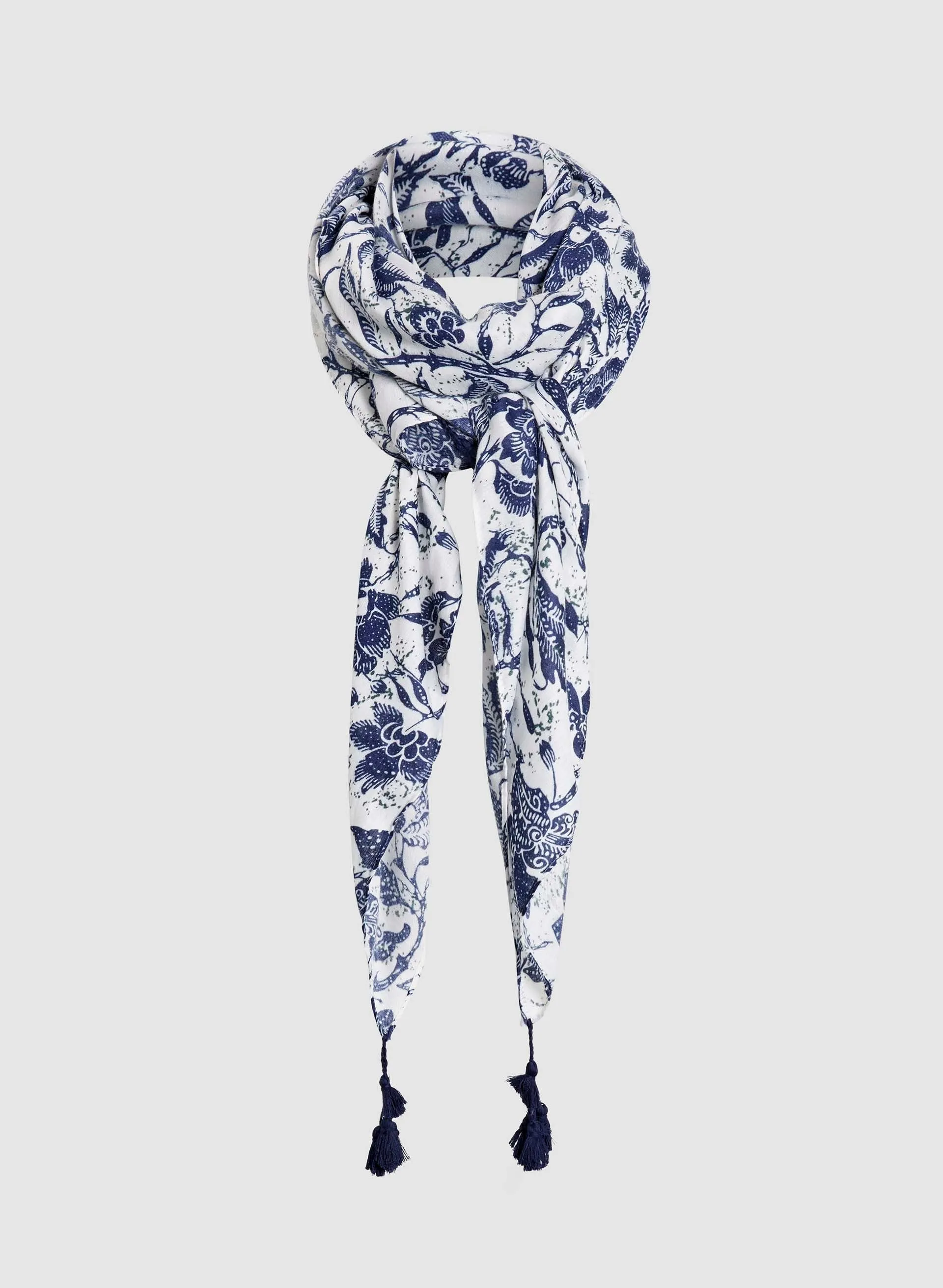 Floral Print Scarf sold by Laura