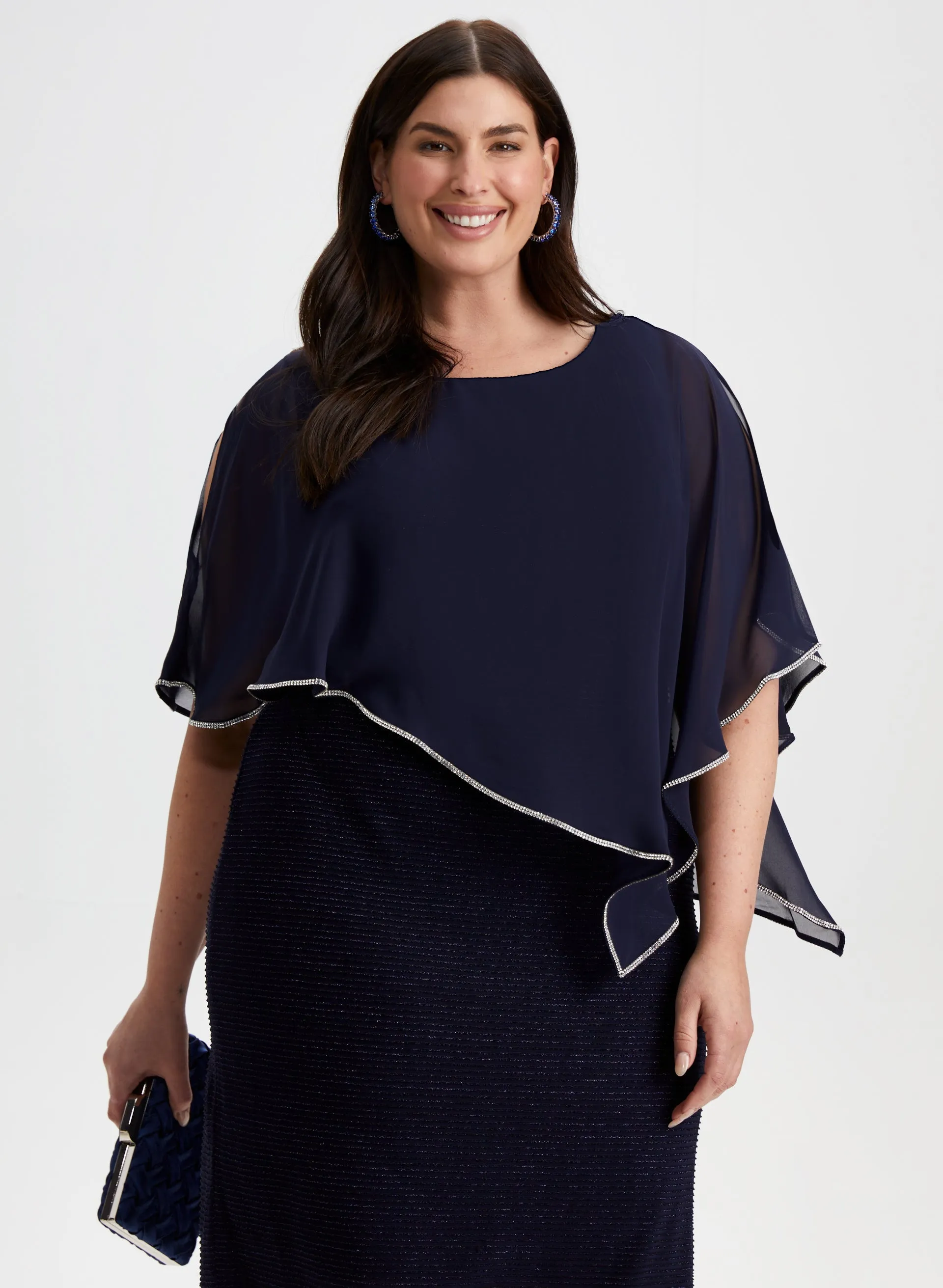 Chiffon Overlay Dress sold by Laura product image thumbnail 5