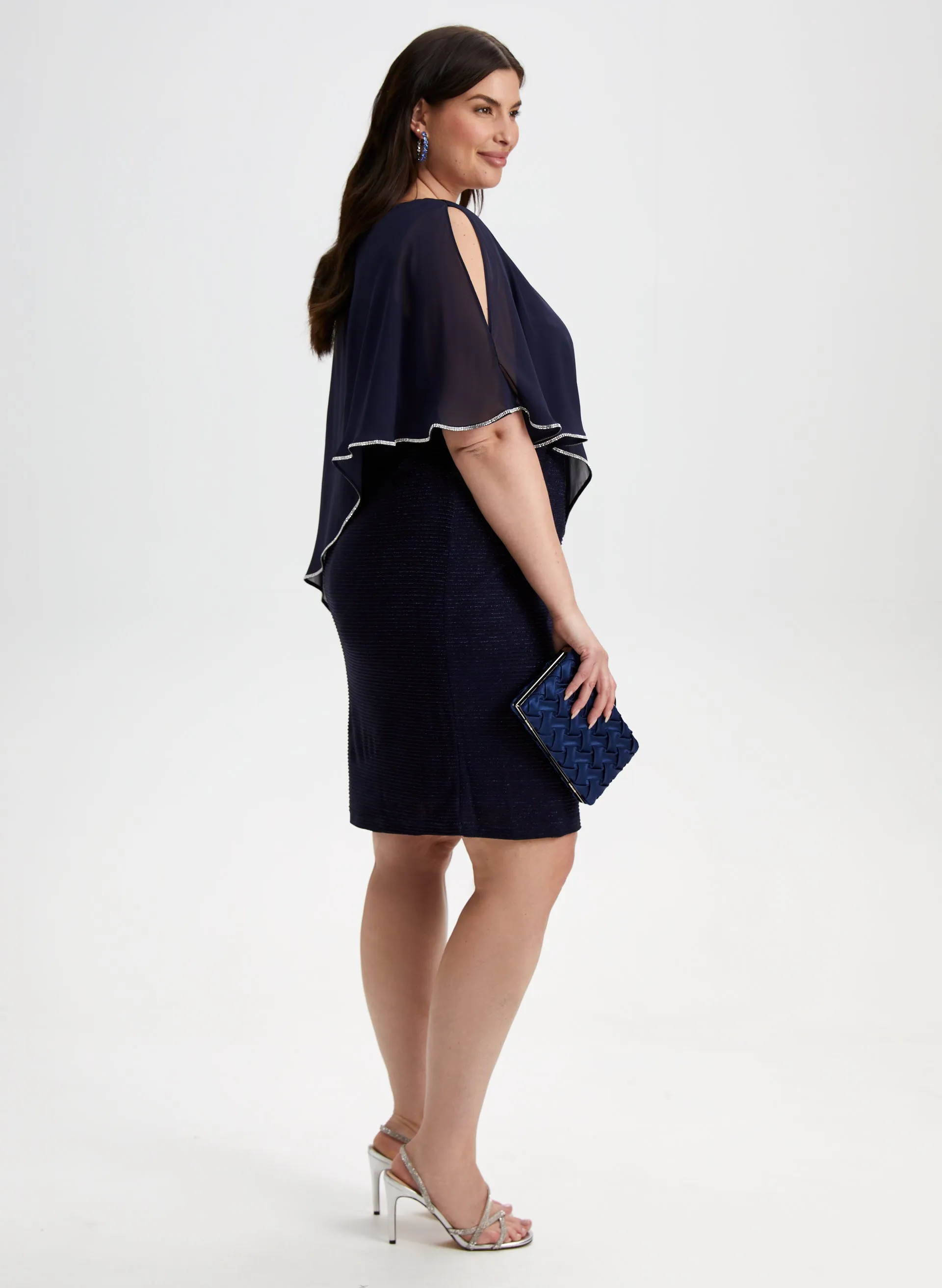 Chiffon Overlay Dress sold by Laura product image thumbnail 3