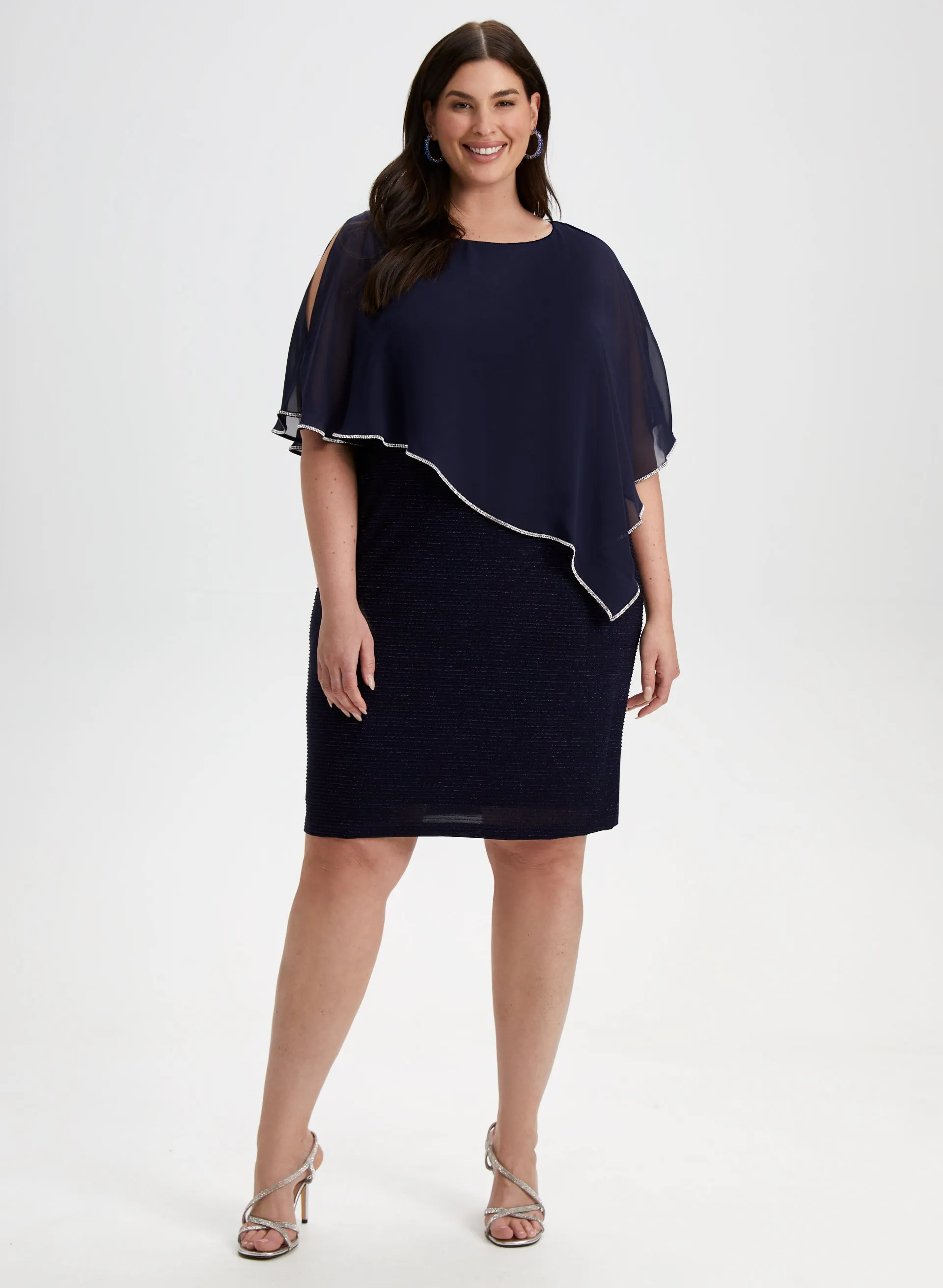 Chiffon Overlay Dress sold by Laura