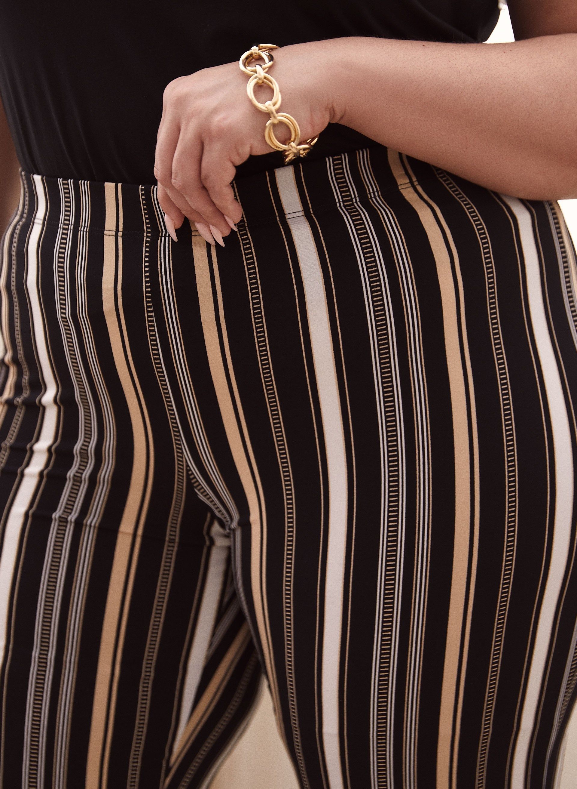 Stripe Print Wide Leg Pants sold by Laura product image thumbnail 4