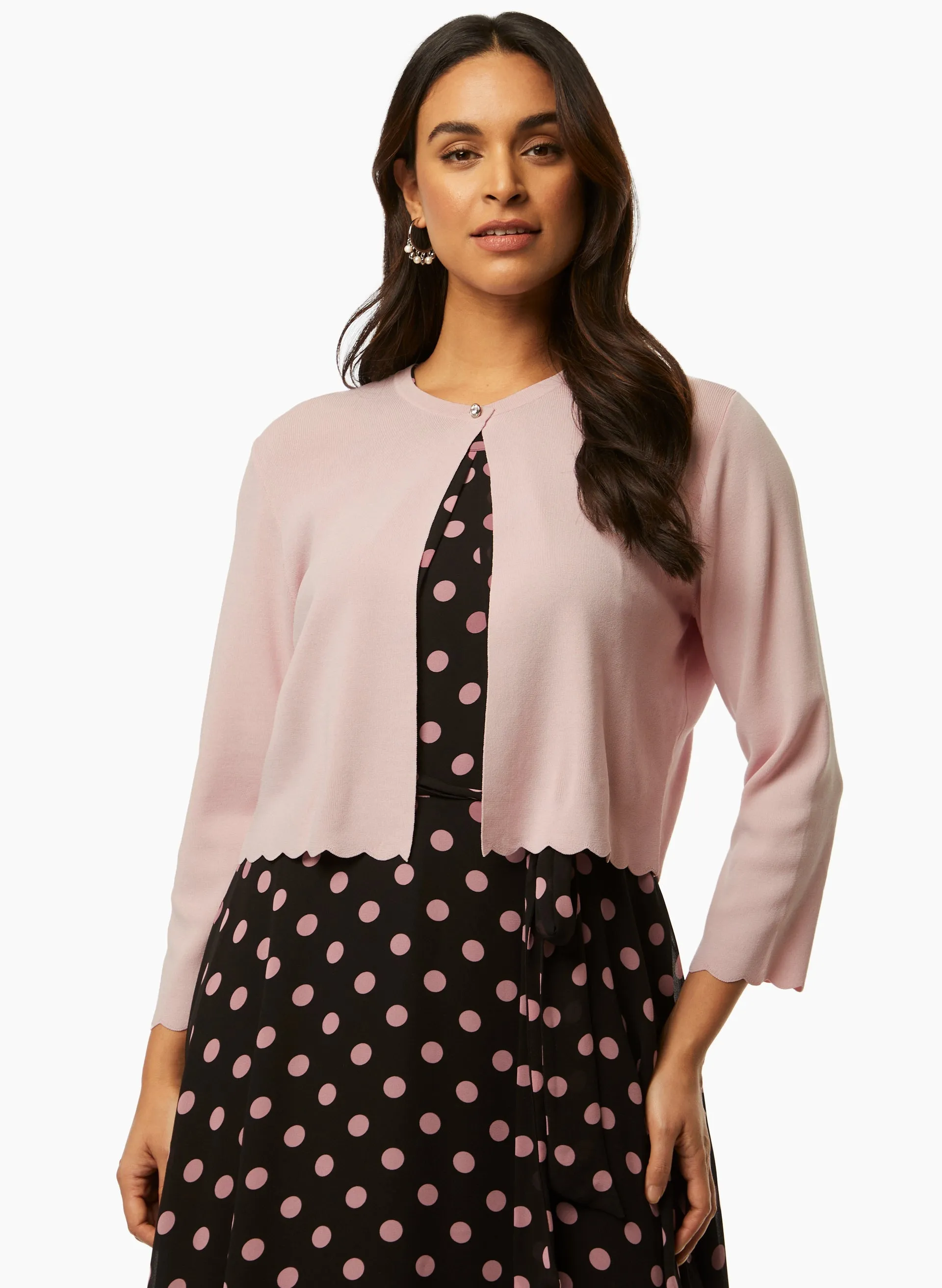 Scallop Detail Bolero sold by Laura