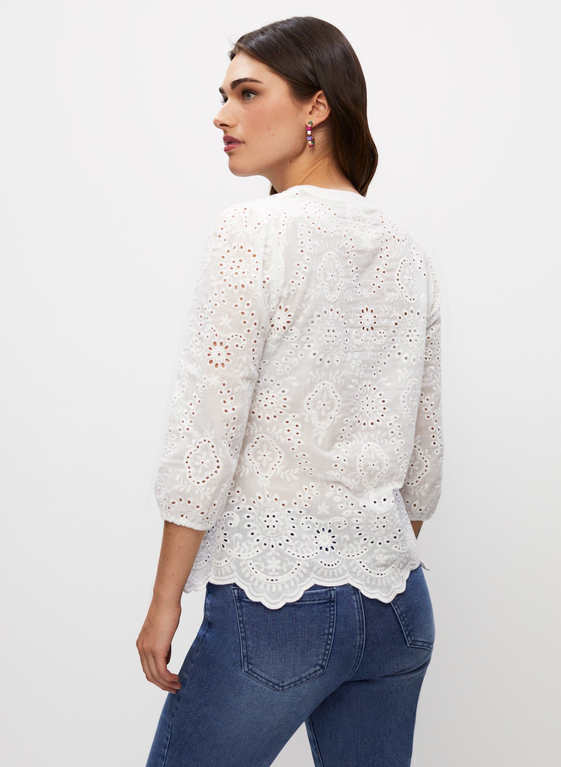 Cotton Eyelet Blouse sold by Laura product image thumbnail 2