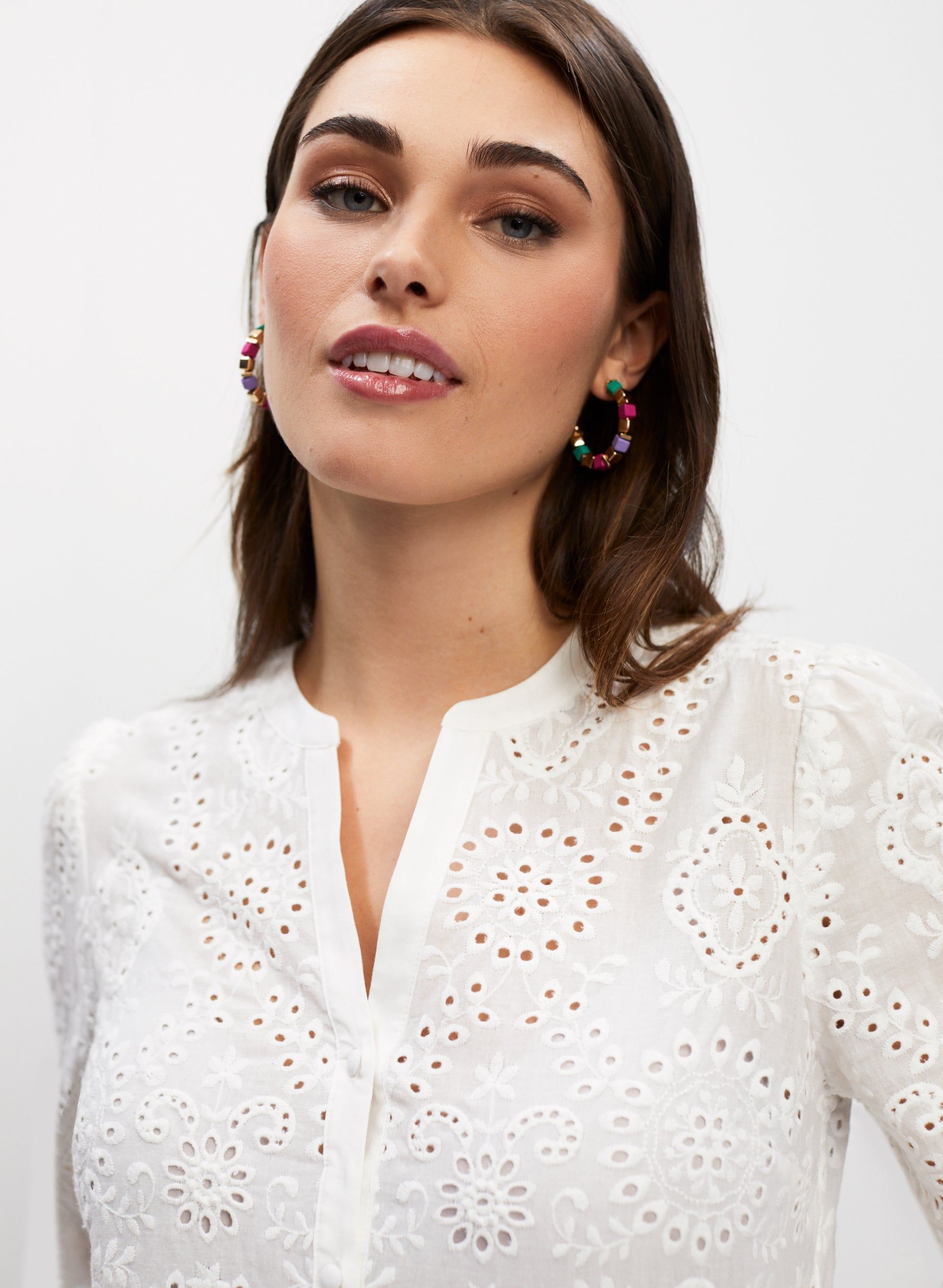 Cotton Eyelet Blouse sold by Laura product image thumbnail 3