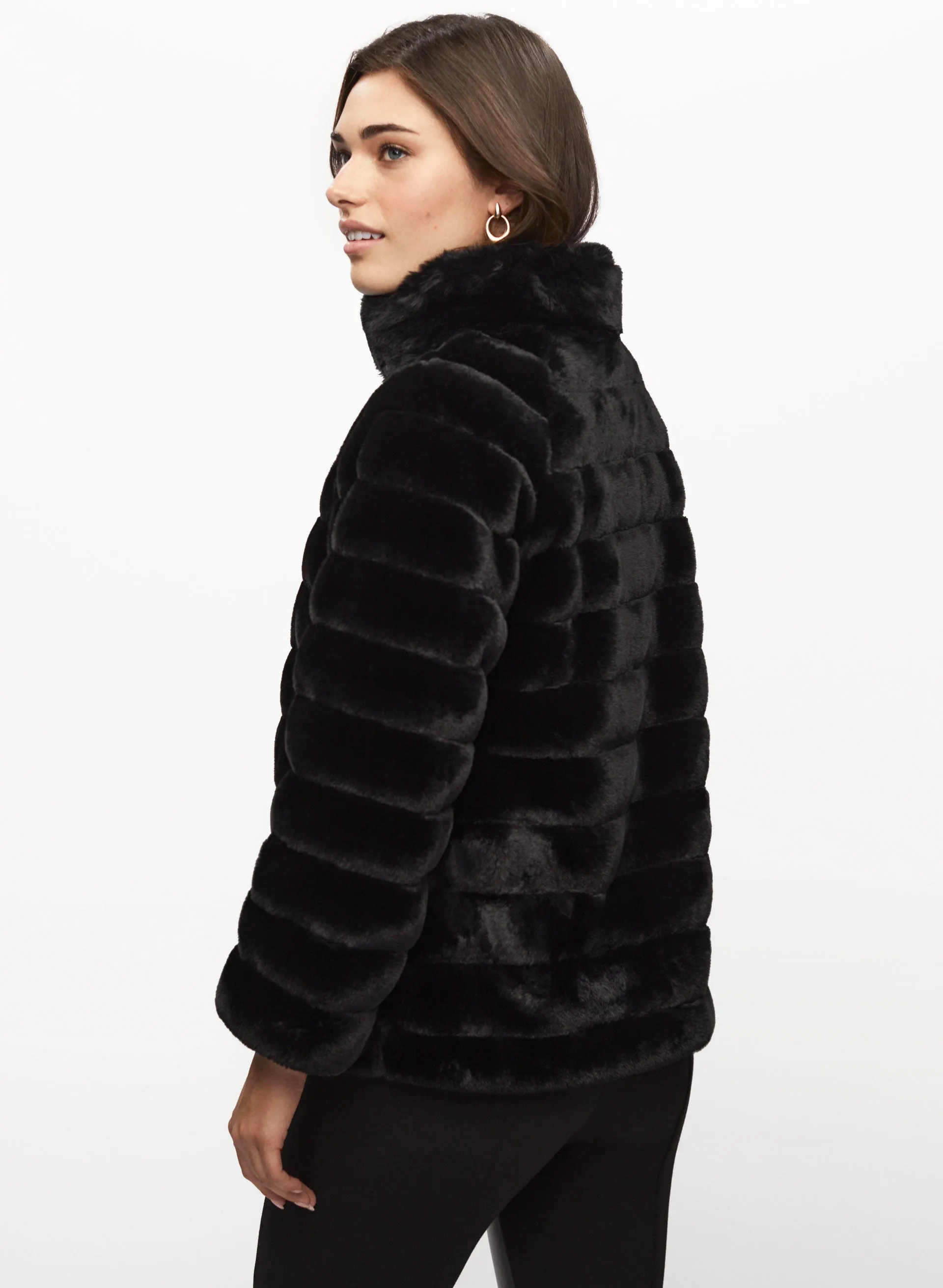 Reversible Faux Fur Coat sold by Laura product image thumbnail 2