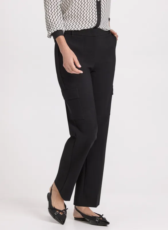 Emma Cargo Straight-Leg Pants – Short sold by Laura