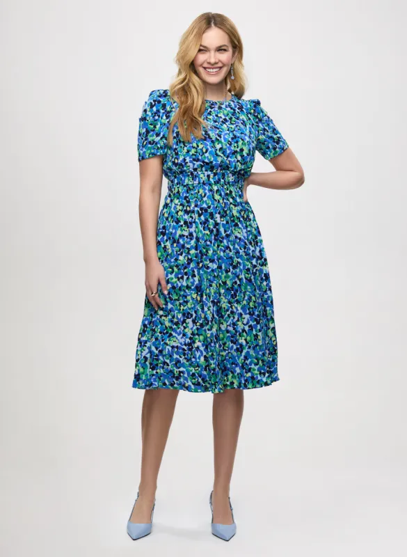 Floral Crepe Midi Dress sold by Laura