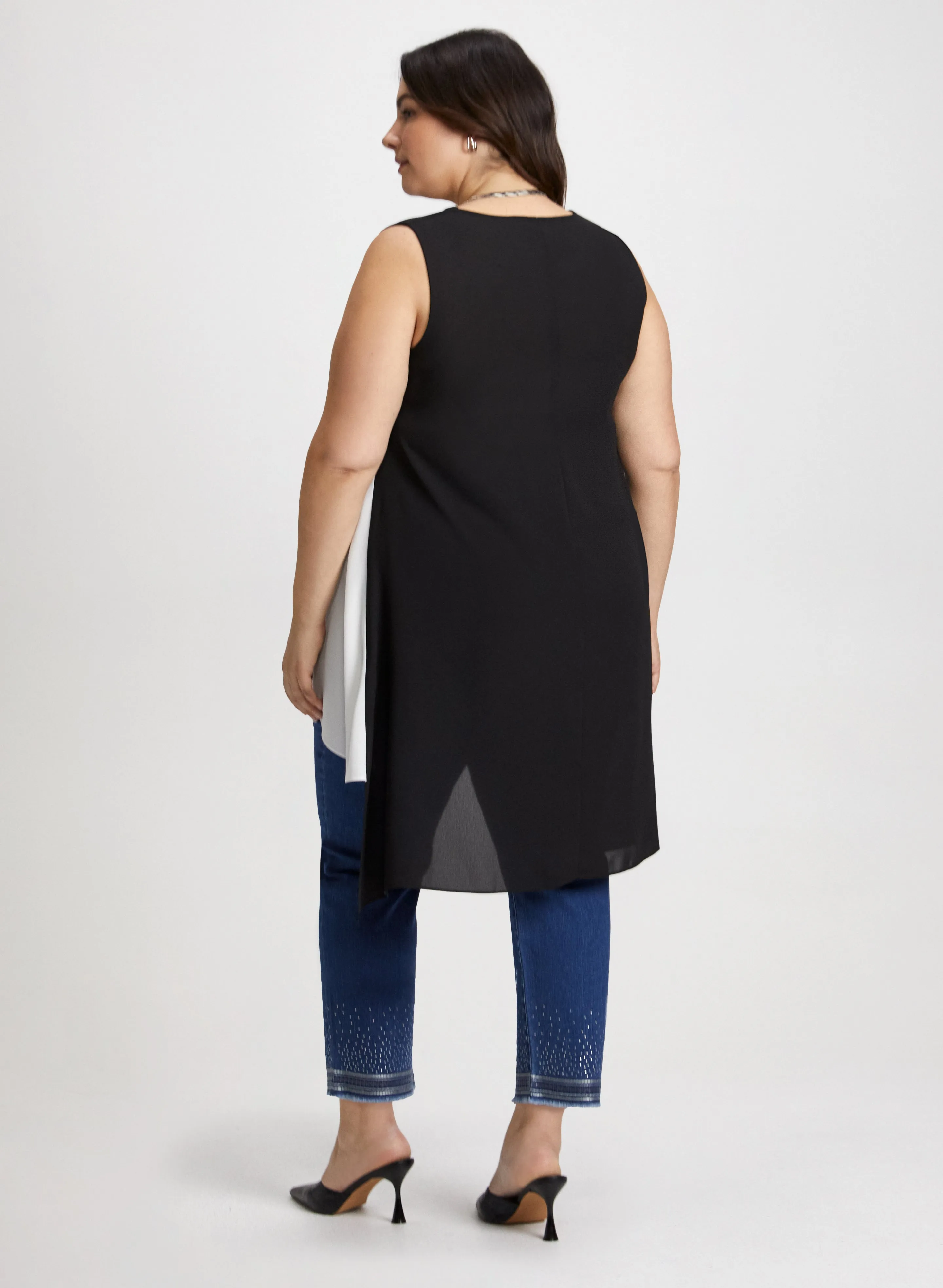 Joseph Ribkoff - Sleeveless Colour Block Tunic sold by Laura product image thumbnail 4
