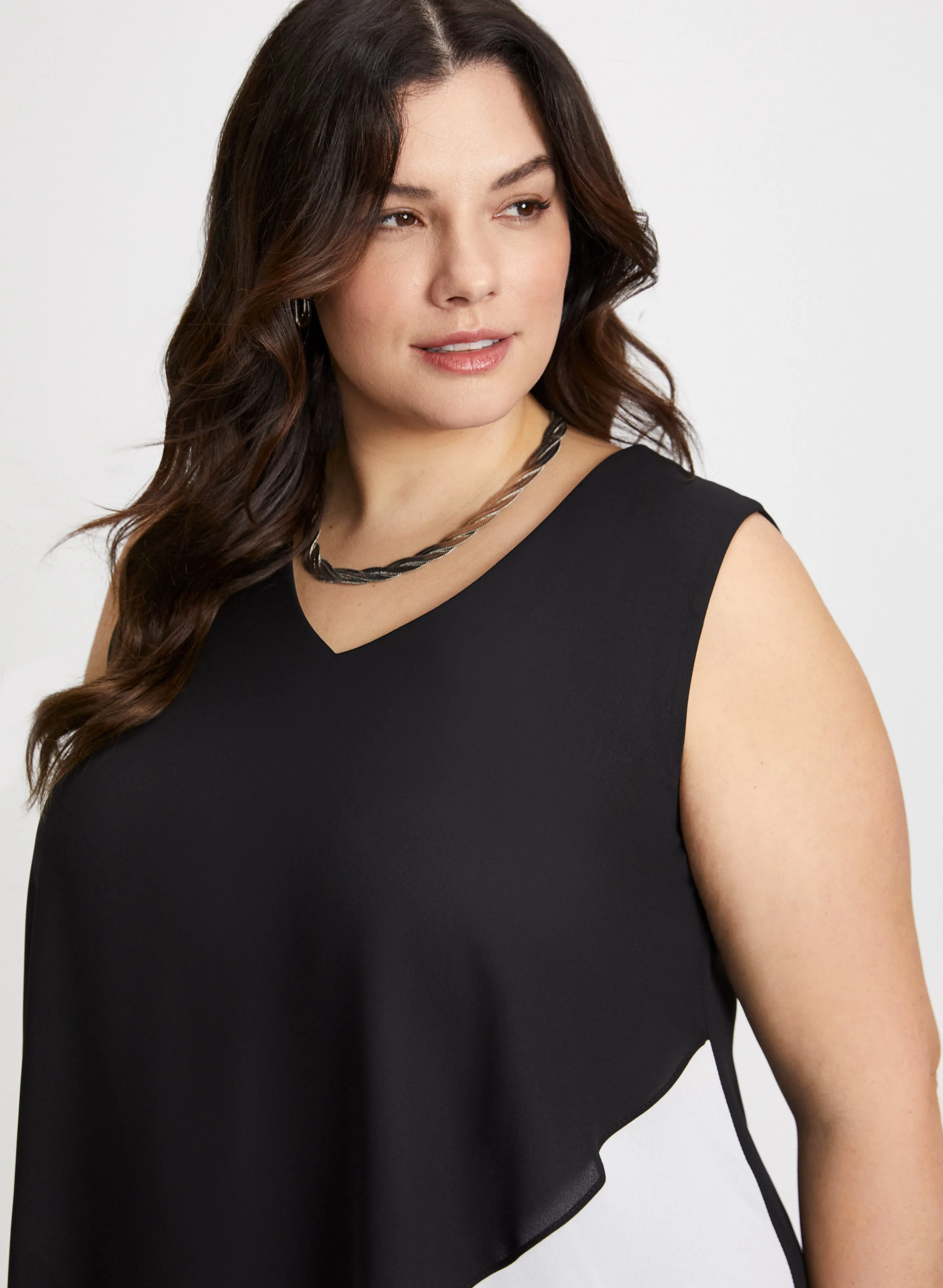 Joseph Ribkoff - Sleeveless Colour Block Tunic sold by Laura product image thumbnail 5