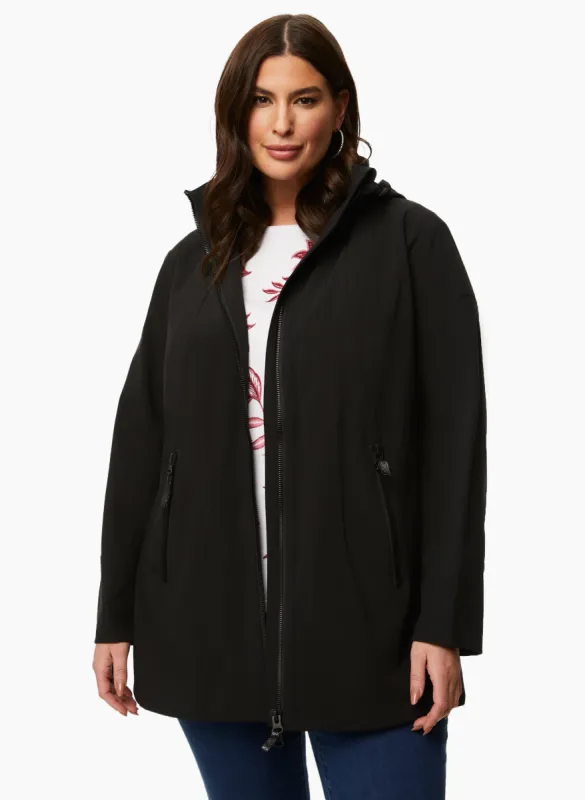 Water-Repelling Hooded Coat sold by Laura