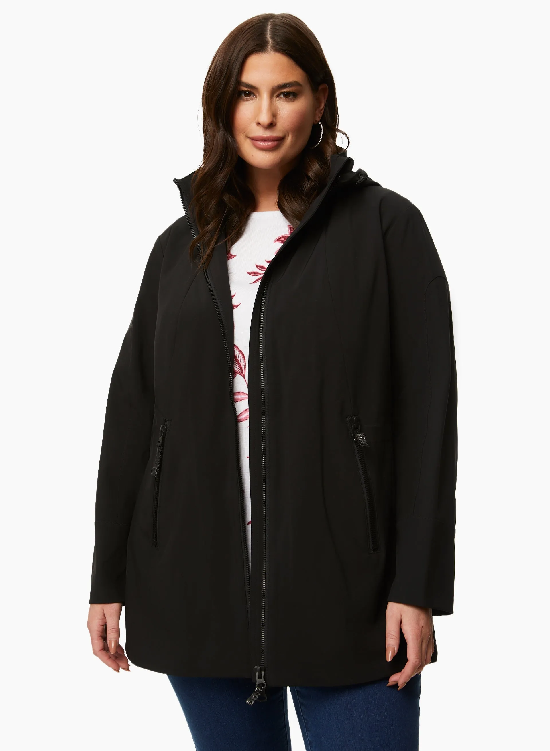 Water-Repelling Hooded Coat sold by Laura