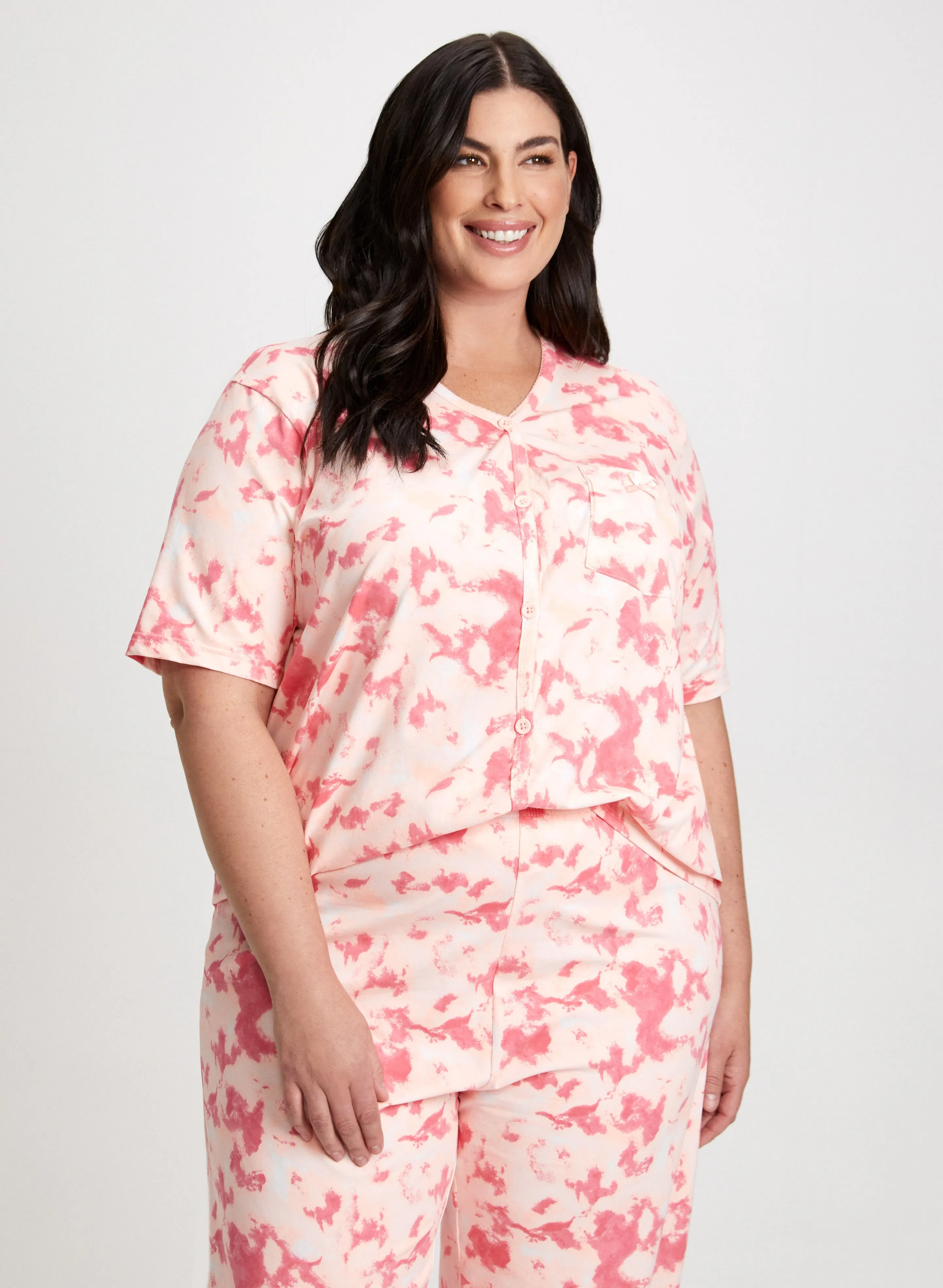 Tie Dye Print Pyjama Set sold by Laura product image thumbnail 3