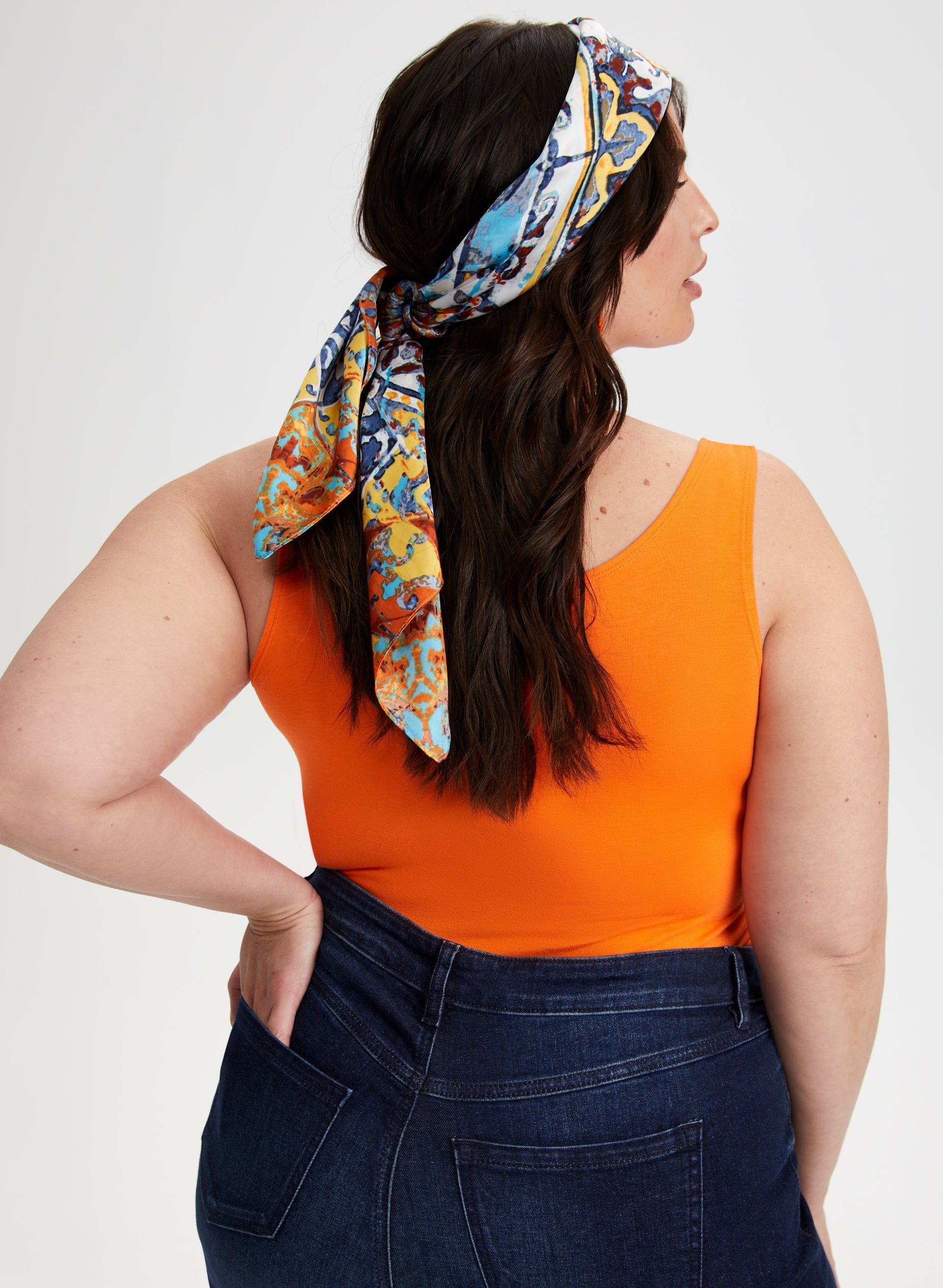 Mosaic Print Scarf sold by Laura