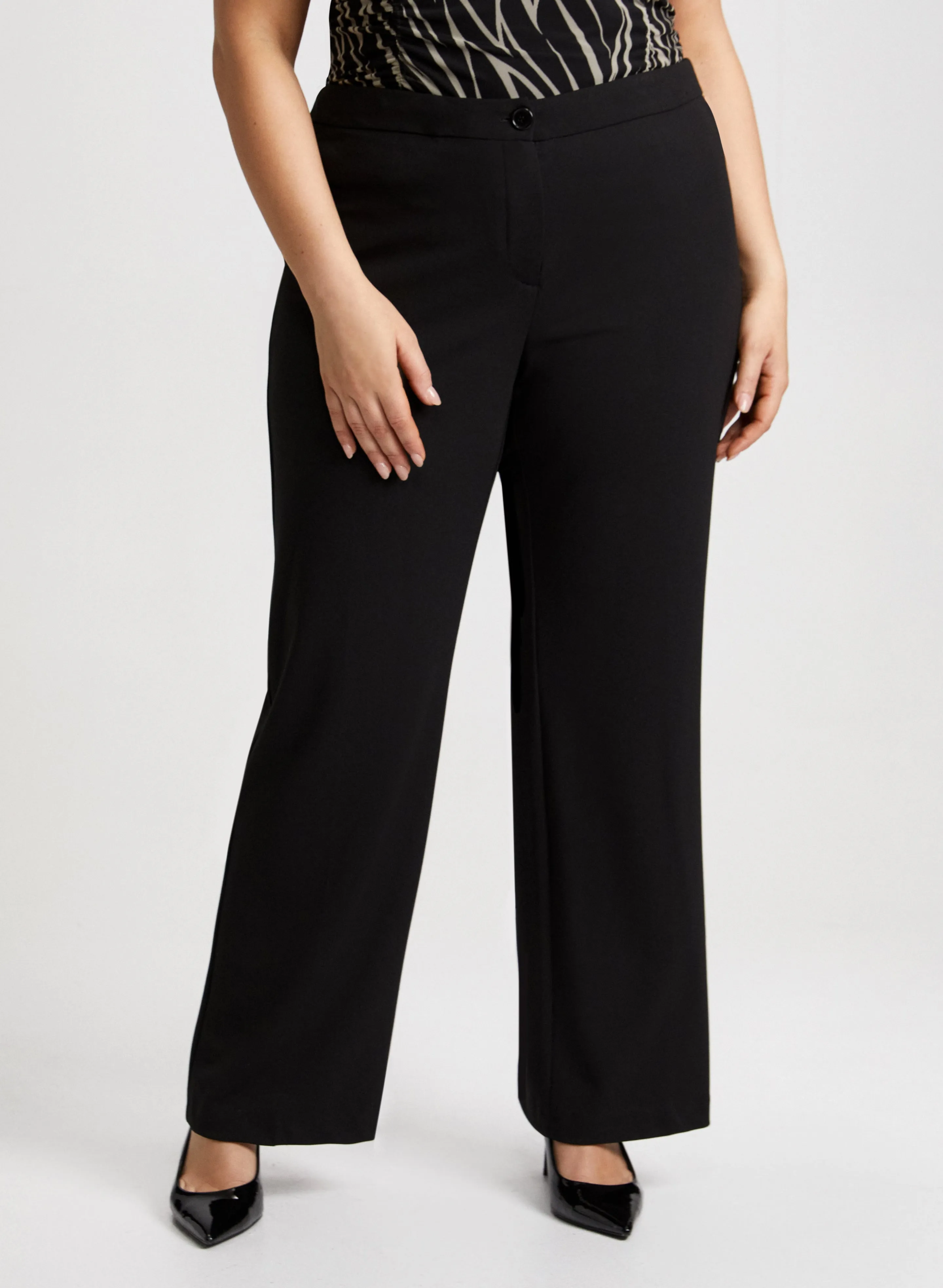 Modern Fit Straight Leg Pants sold by Laura