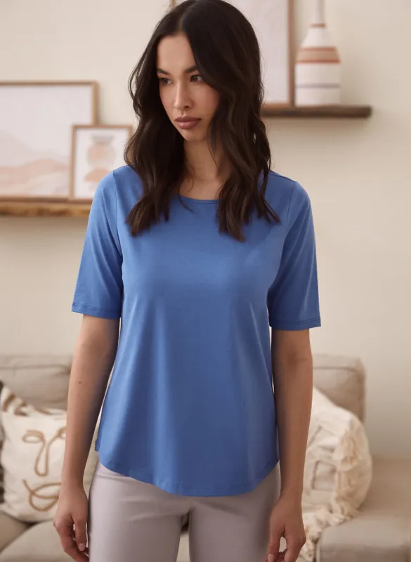 Elbow Sleeve Tee sold by Laura