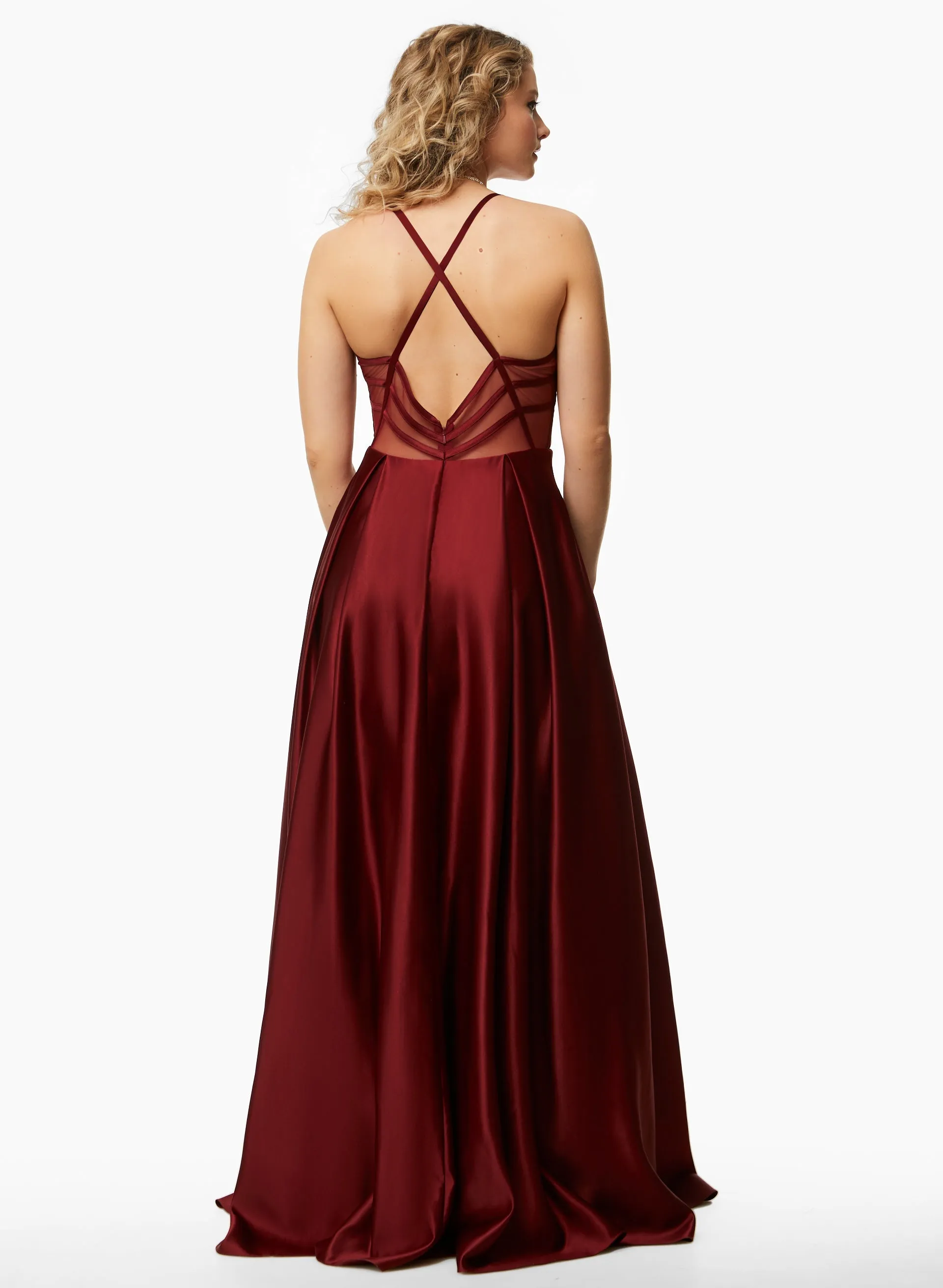 Sweetheart Neck Satin Ball Gown sold by Laura product image thumbnail 2