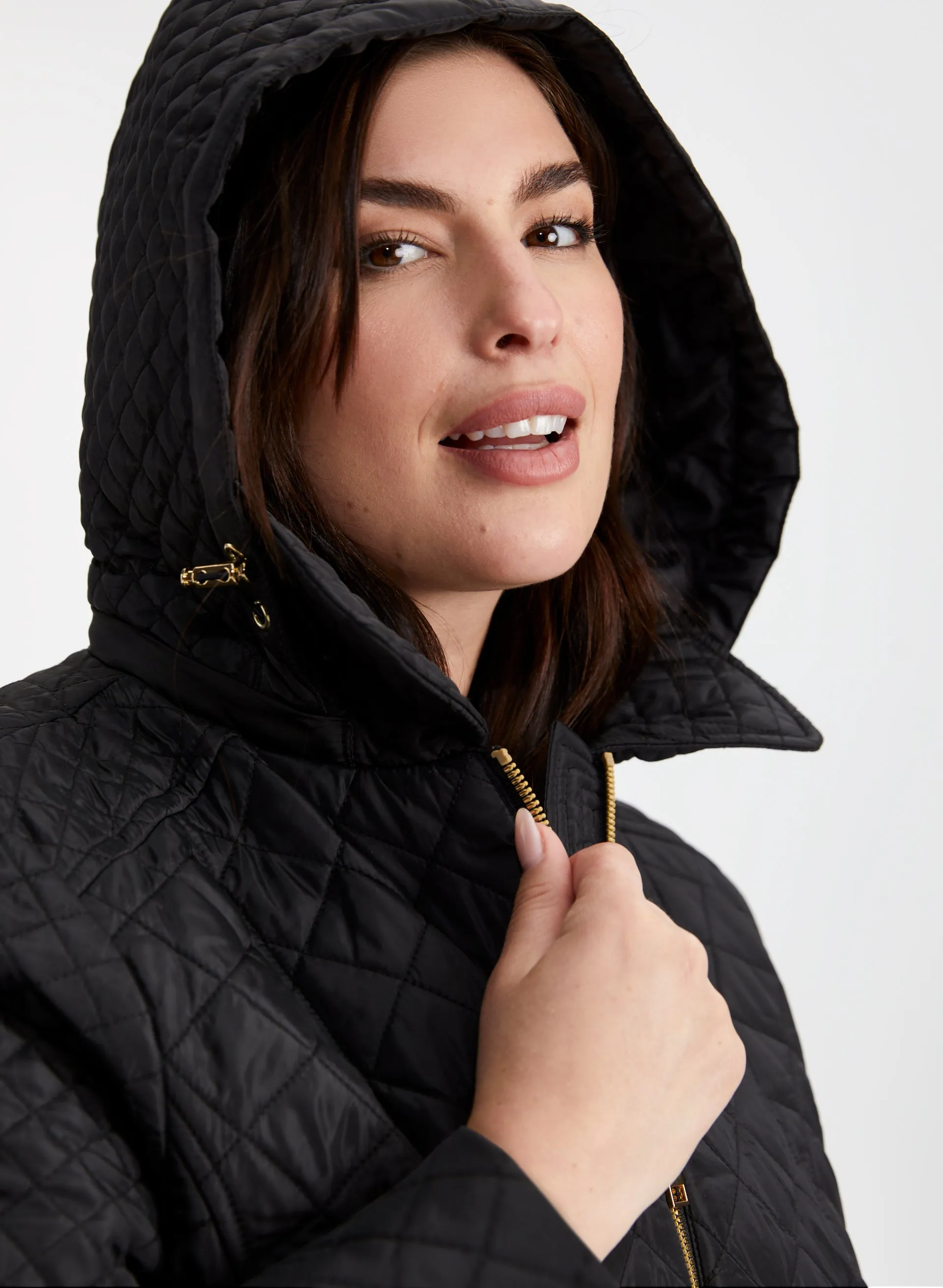 Diamond Quilted Vegan Down Coat sold by Laura product image thumbnail 5