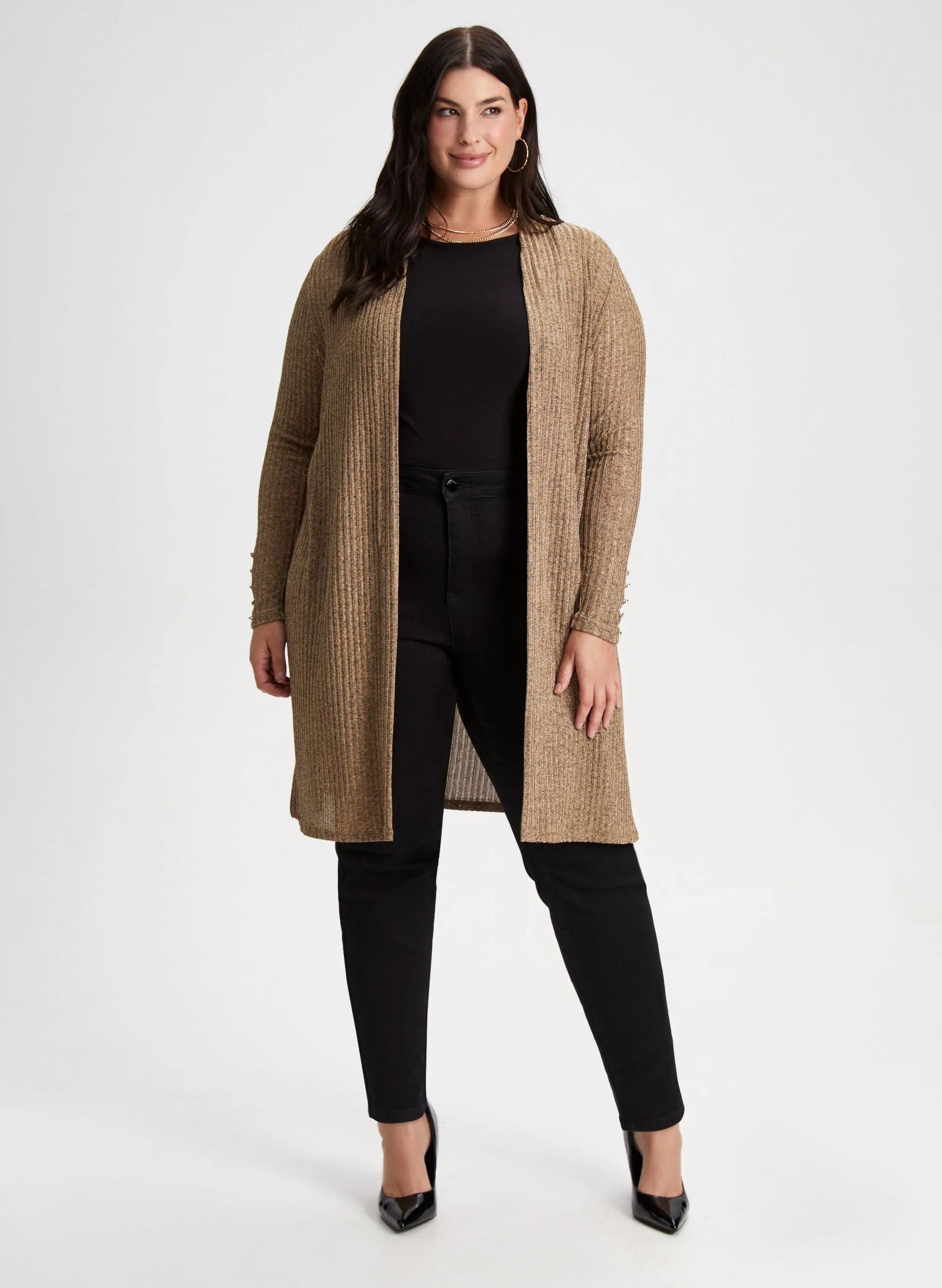 Open Front Cardigan Top sold by Laura product image thumbnail 3