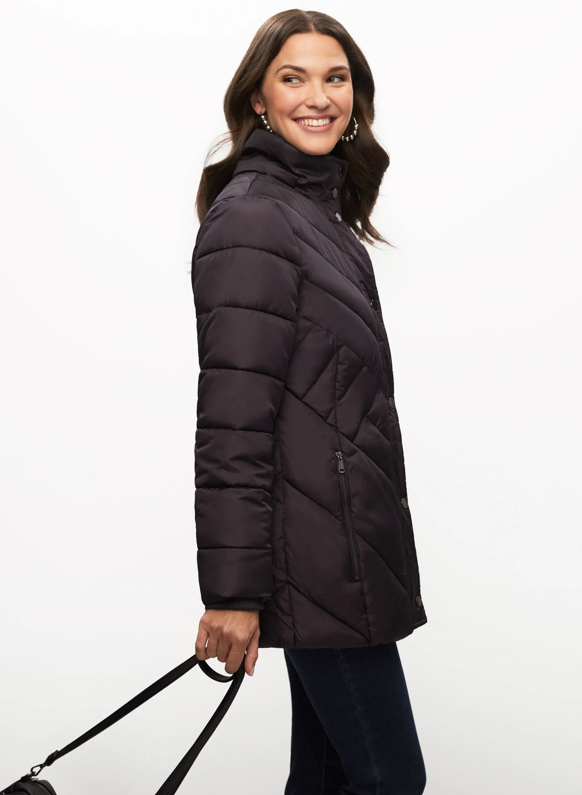 Quilted Vegan Down Coat sold by Laura product image thumbnail 2