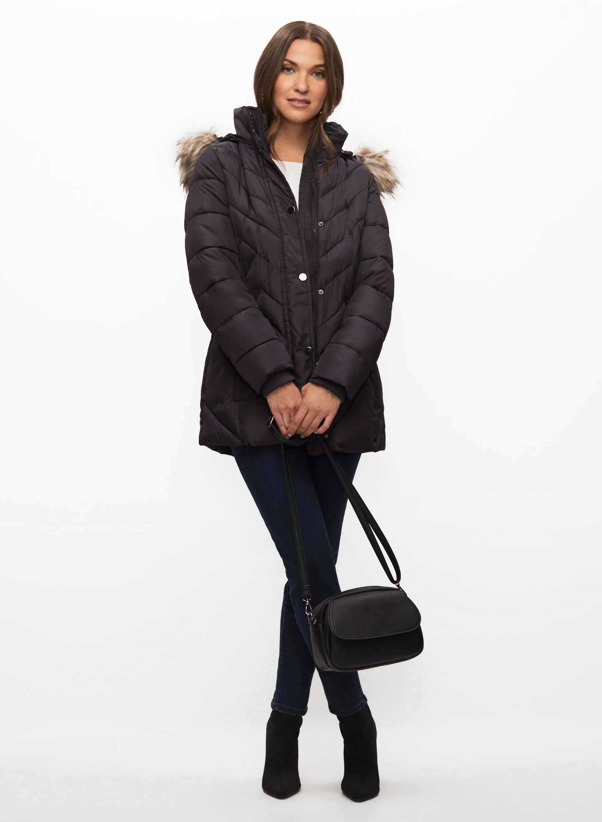 Quilted Vegan Down Coat sold by Laura product image thumbnail 5