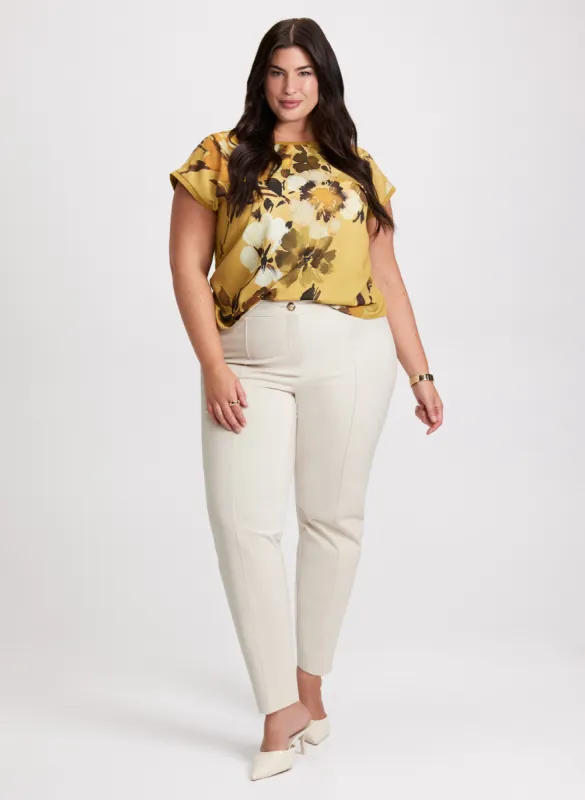 Floral Print Top & City Fit Pants sold by Laura