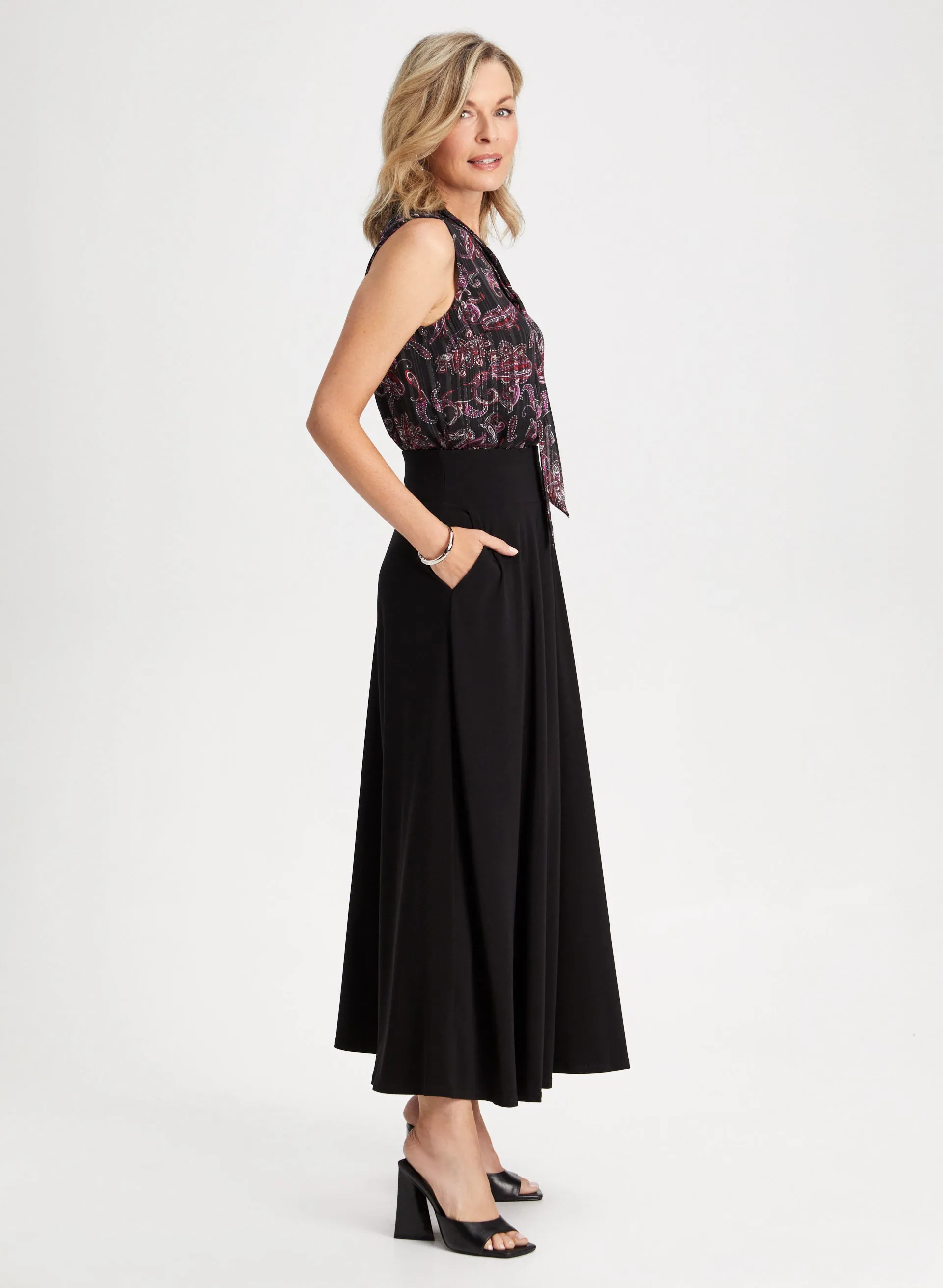Pull-On Maxi Skirt With Pockets sold by Laura product image thumbnail 4