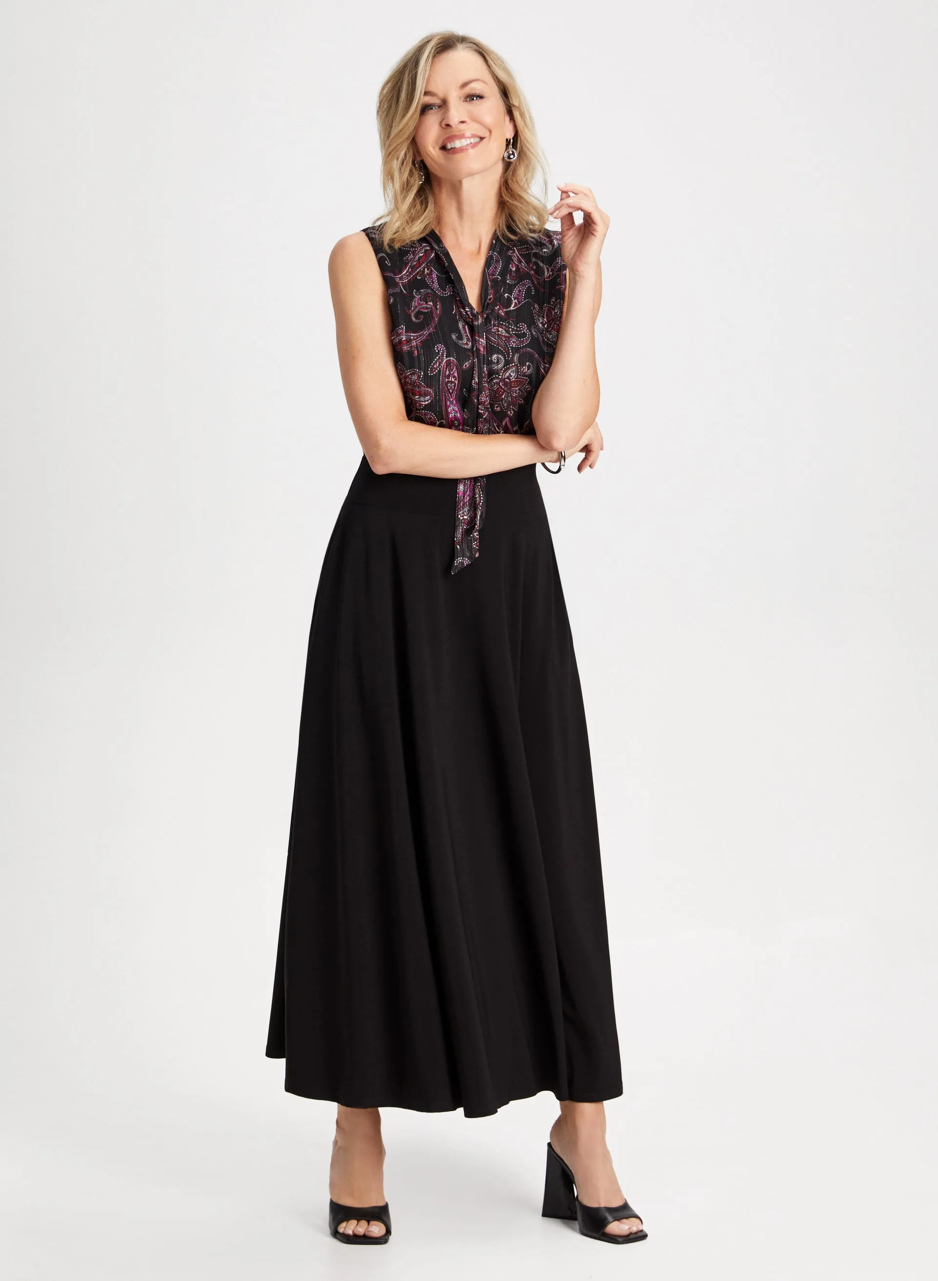 Pull-On Maxi Skirt With Pockets sold by Laura product image thumbnail 3