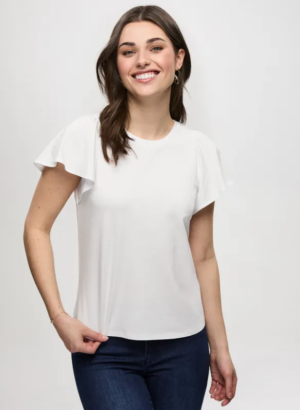 Flutter Sleeve Tee sold by Laura