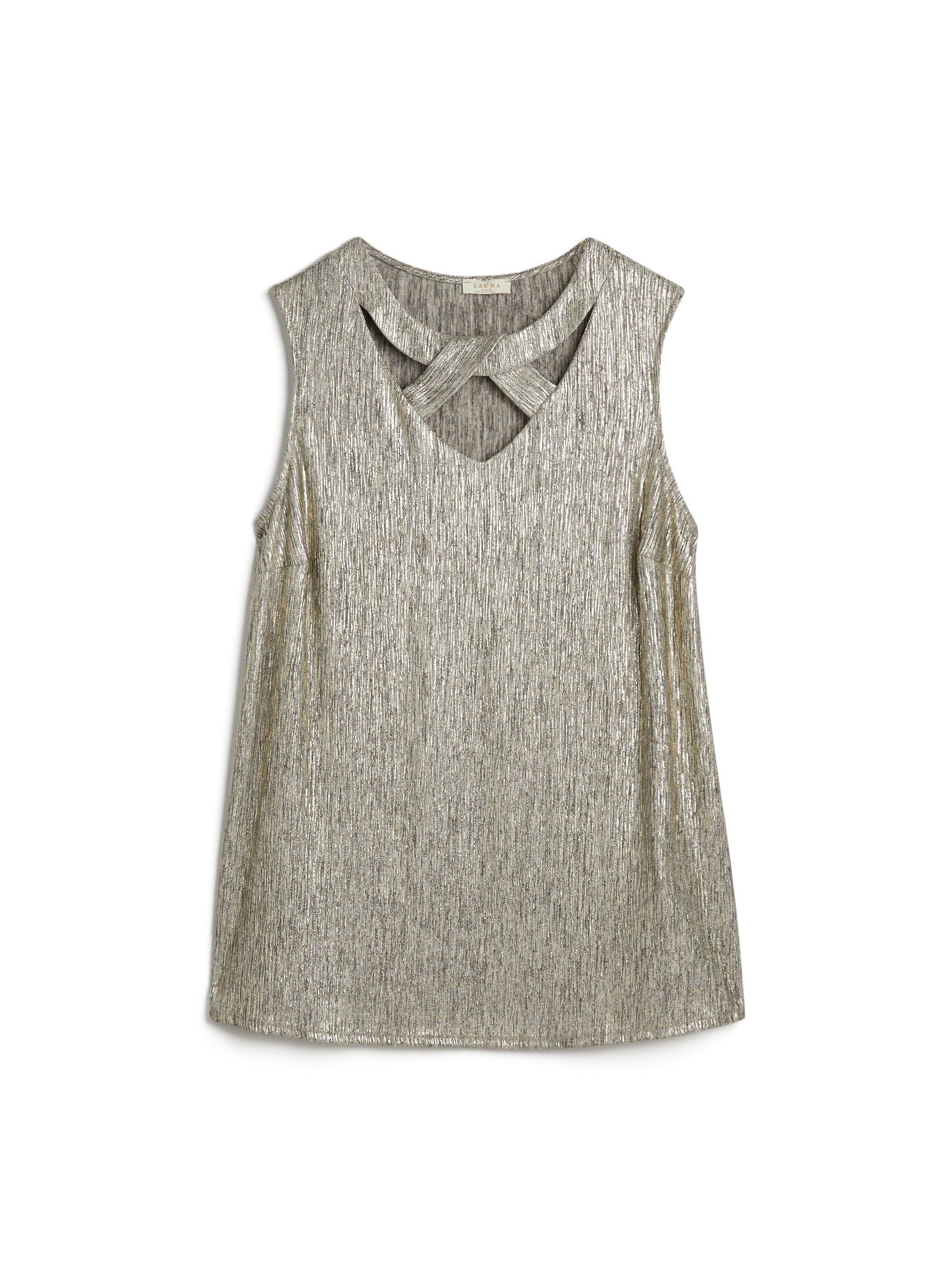 Keyhole Detail Sleeveless Top sold by Laura product image thumbnail 5