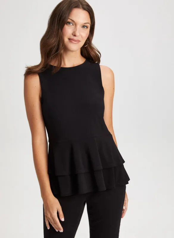 Sleeveless Peplum Top sold by Laura