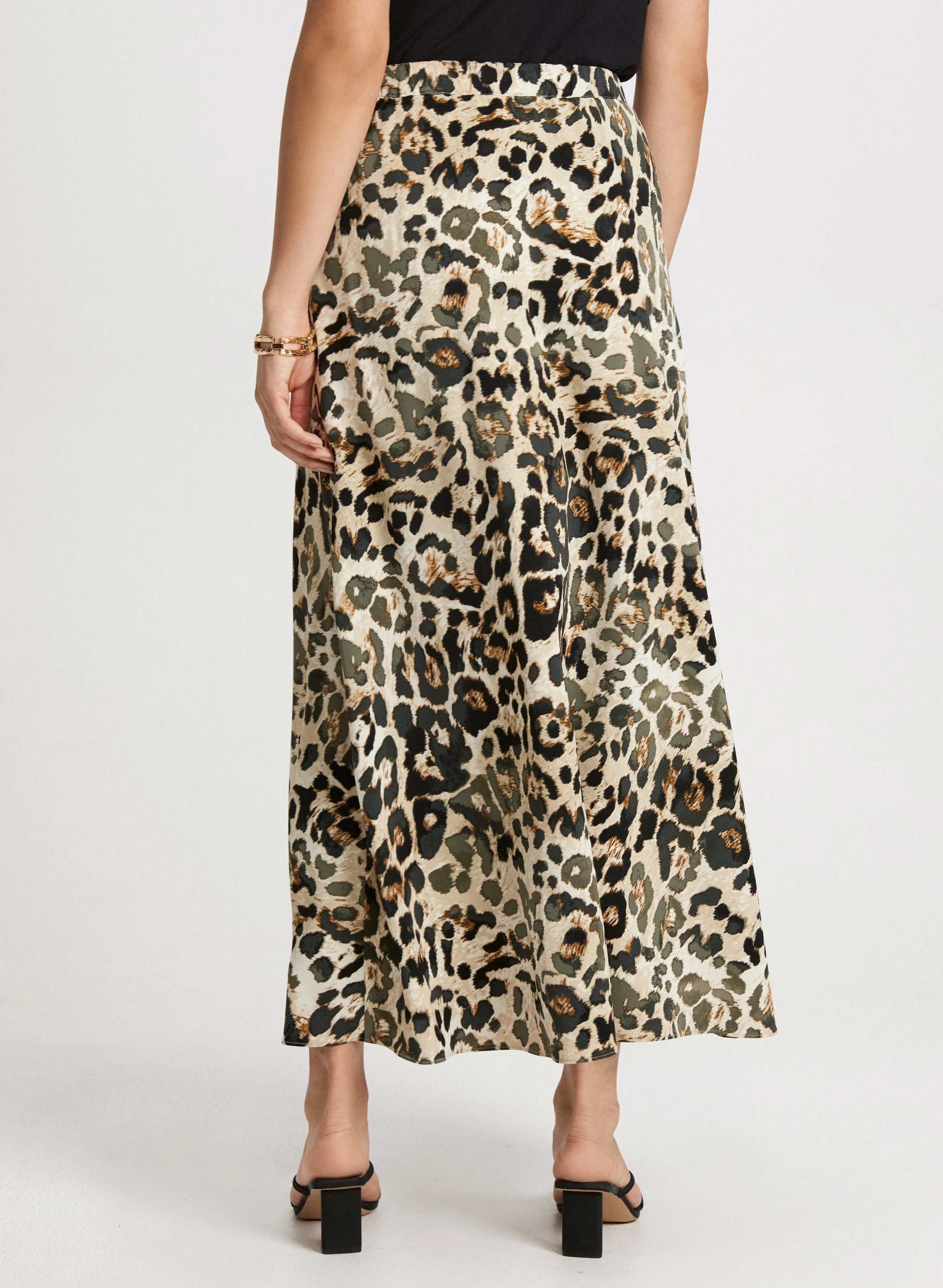 Long Leopard Print Skirt sold by Laura product image thumbnail 2