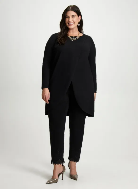 Layered Tunic Top & Lace Hem Pants sold by Laura