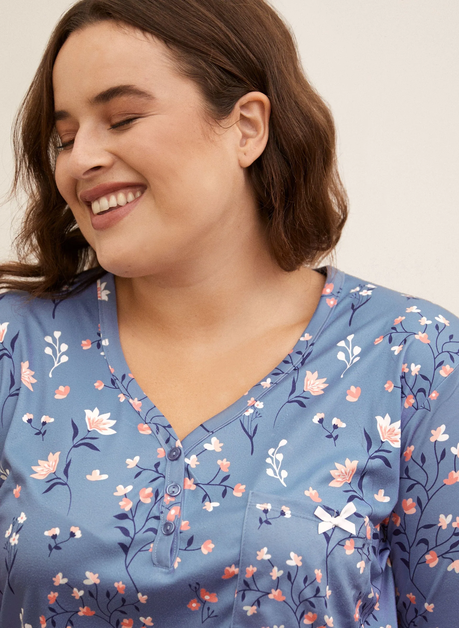 Floral Print Nightgown sold by Laura product image thumbnail 4