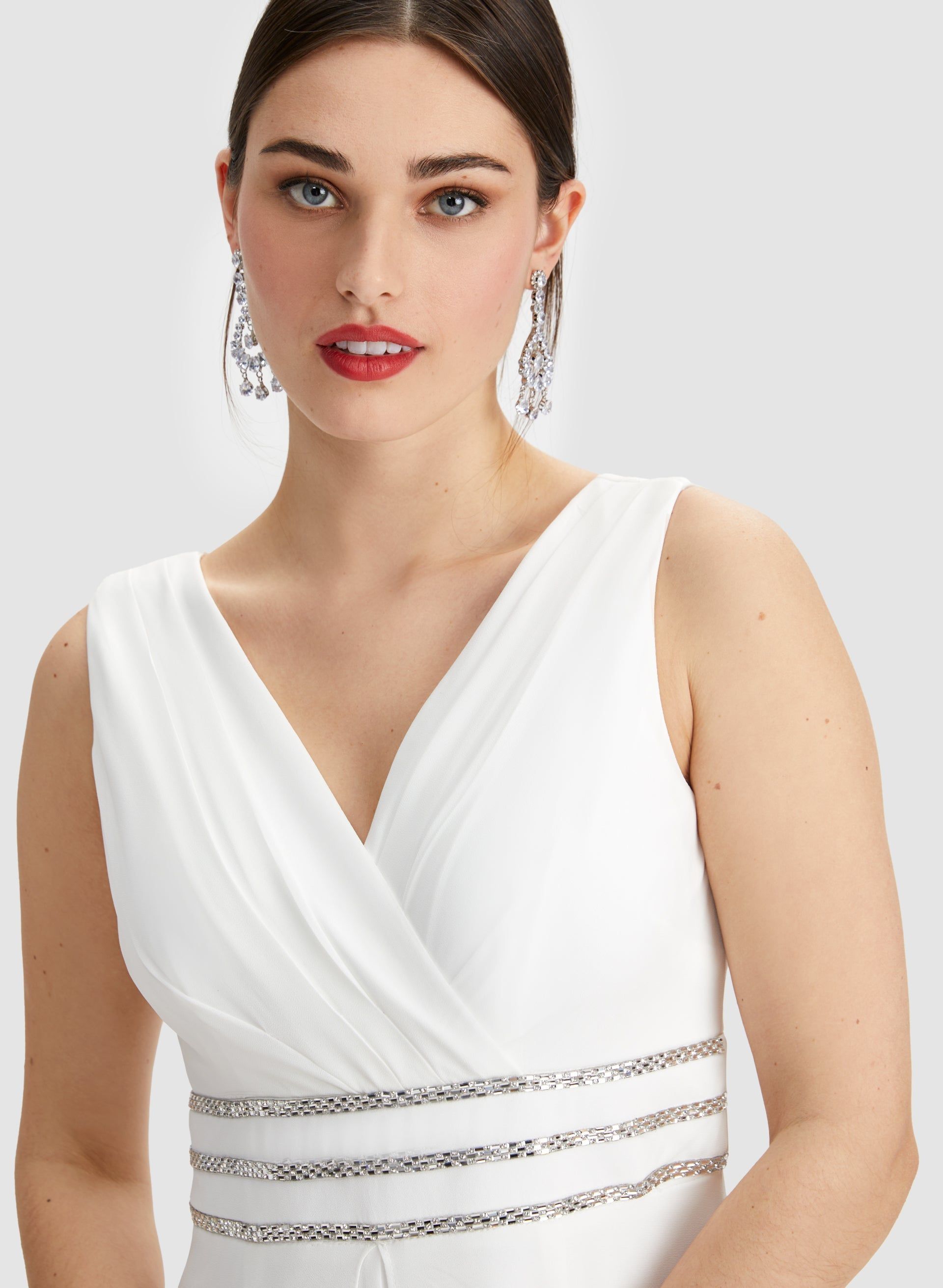 Rhinestone Stripe Detail Jumpsuit sold by Laura product image thumbnail 2