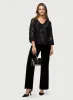 Floral Velour Top & Pants sold by Laura