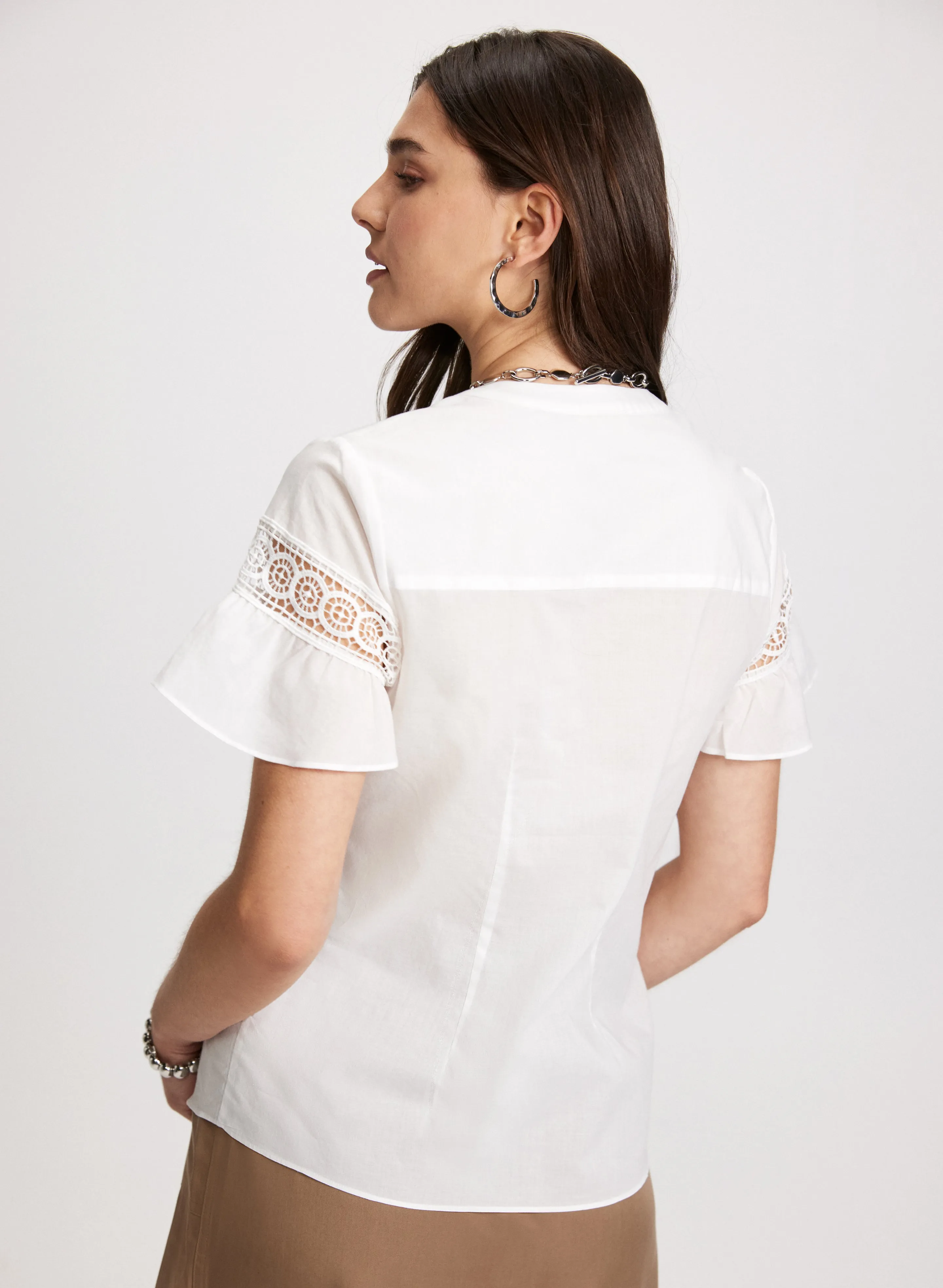 Crochet Sleeve Blouse sold by Laura product image thumbnail 4