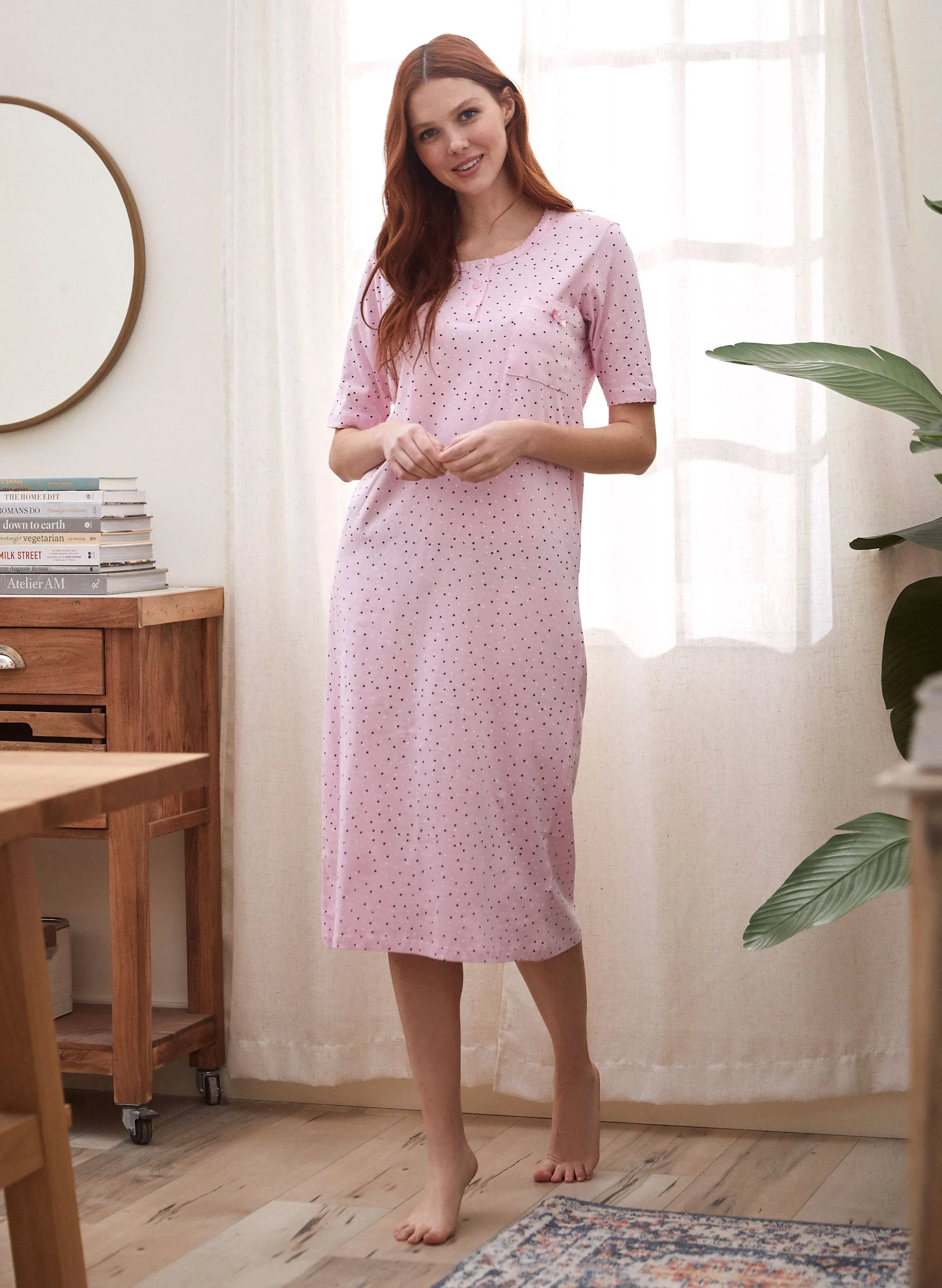 Dot Print Nightgown sold by Laura