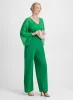 Long Sleeve Crepe Jumpsuit sold by Laura