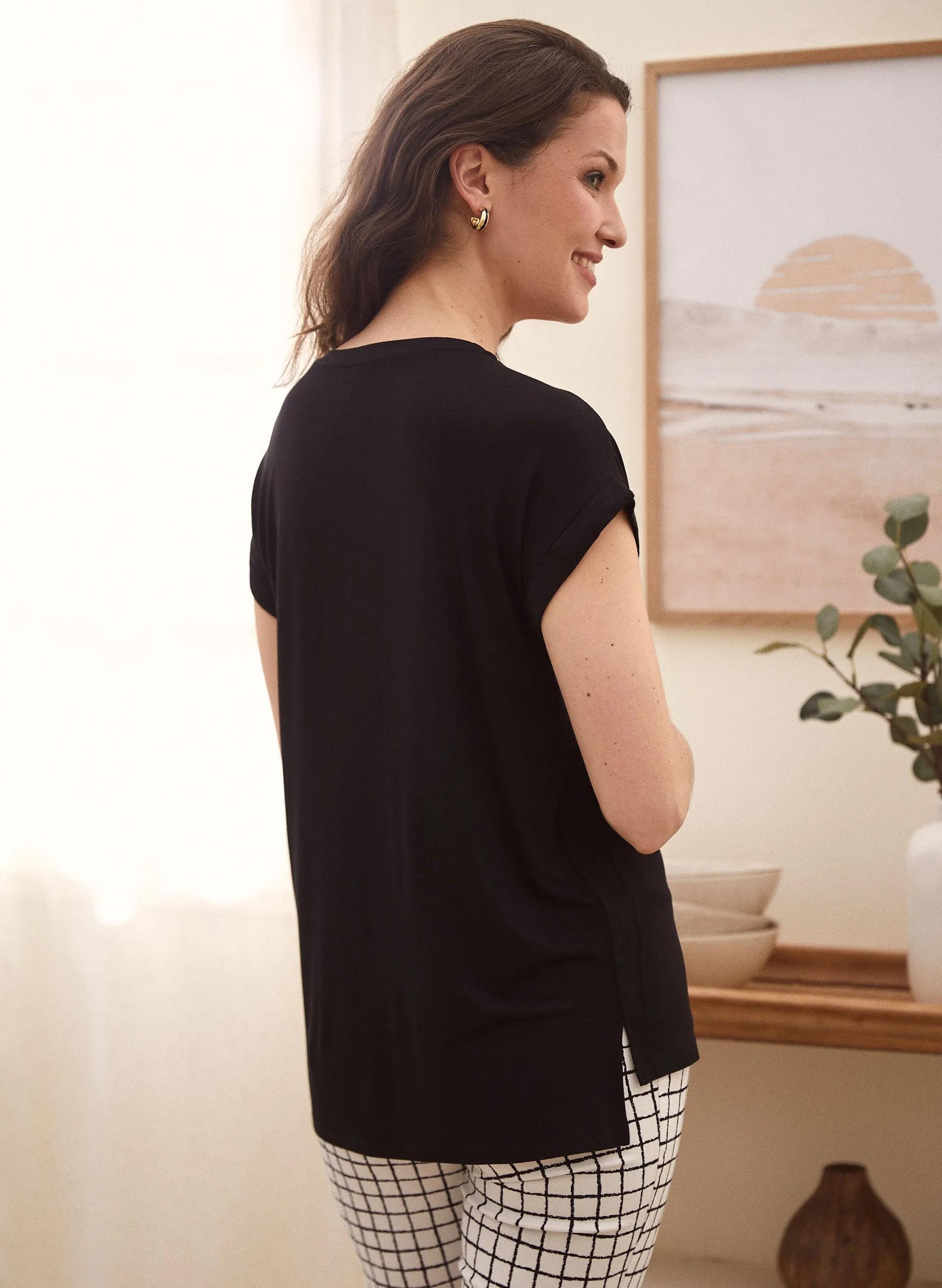 Foil & Sequin Tee sold by Laura product image thumbnail 4