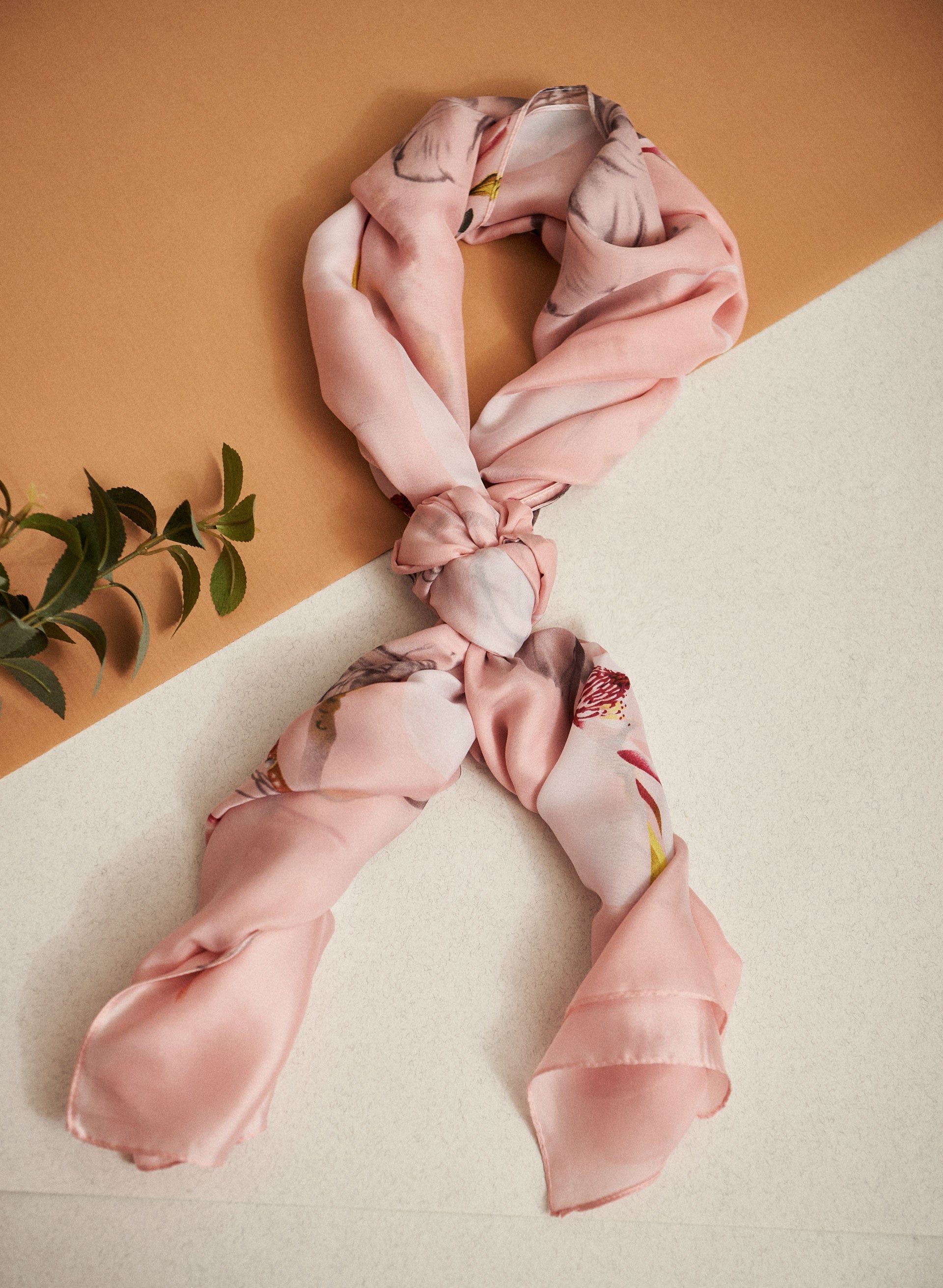 Cherry Blossom Print Scarf sold by Laura